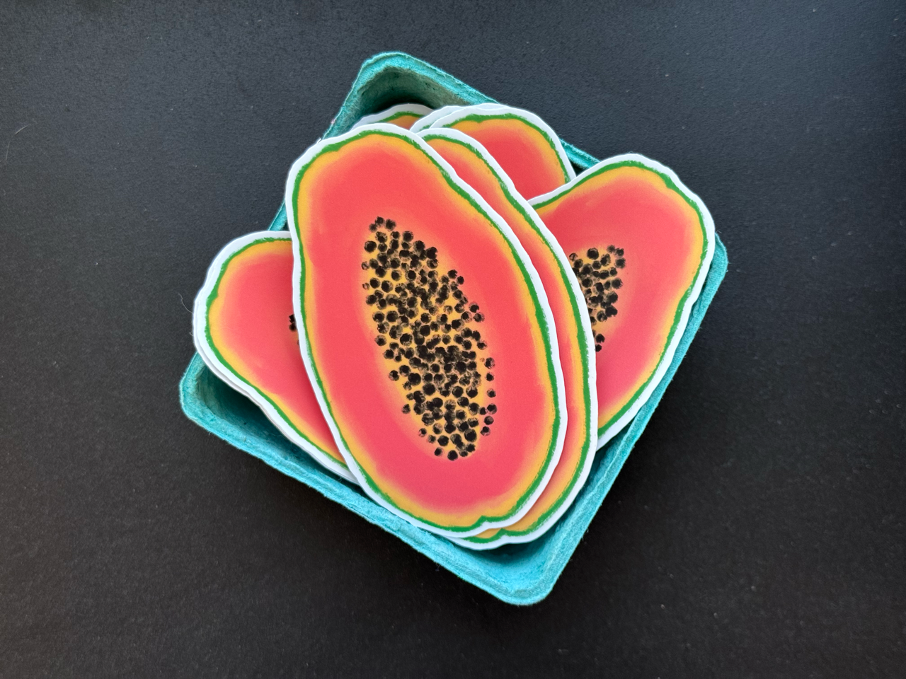 Papaya Sticker