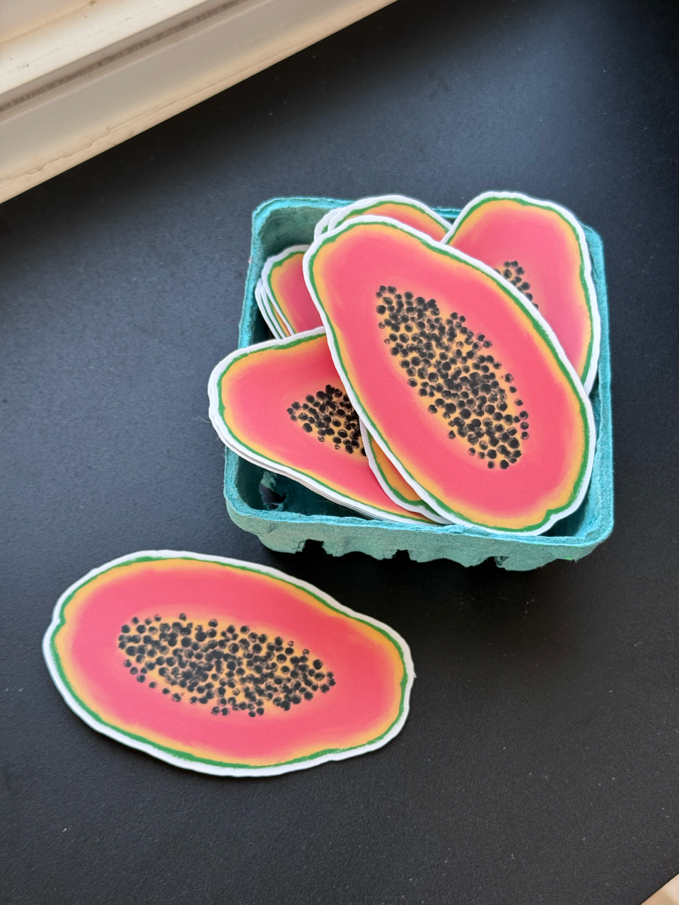 Papaya Sticker