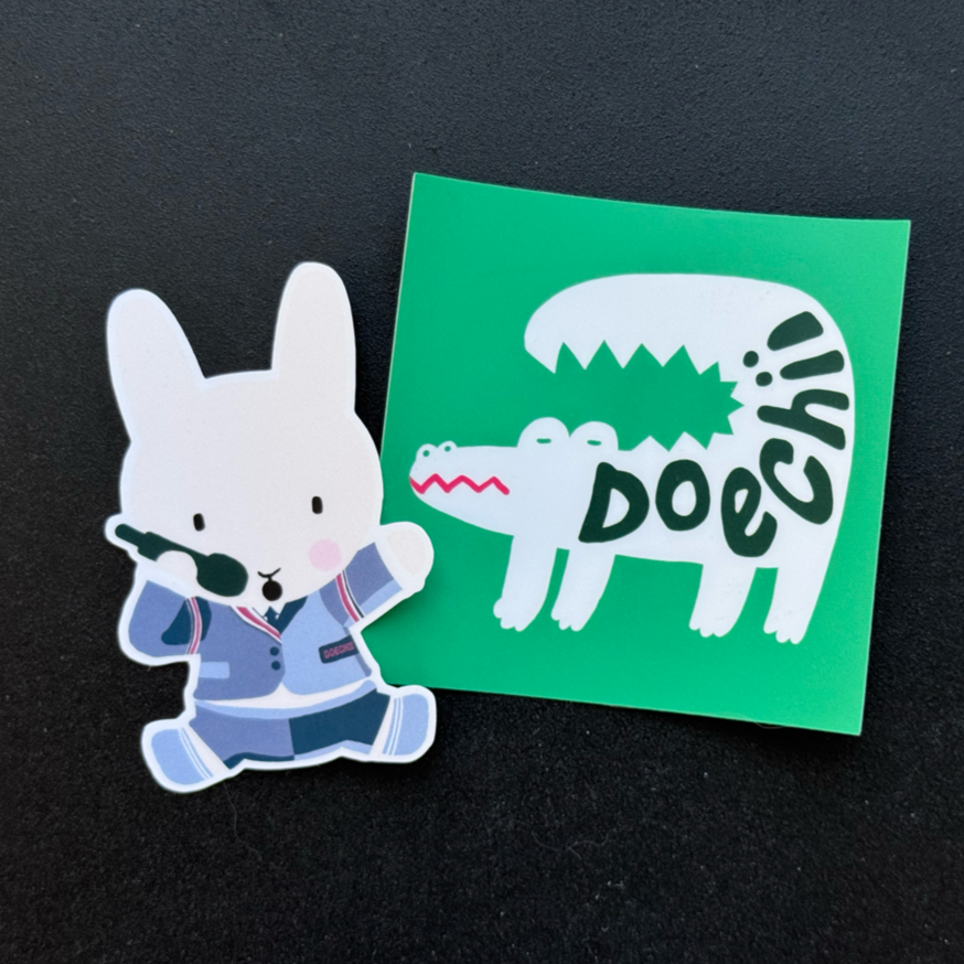 Doechii the Swamp Princess Alligator Sticker