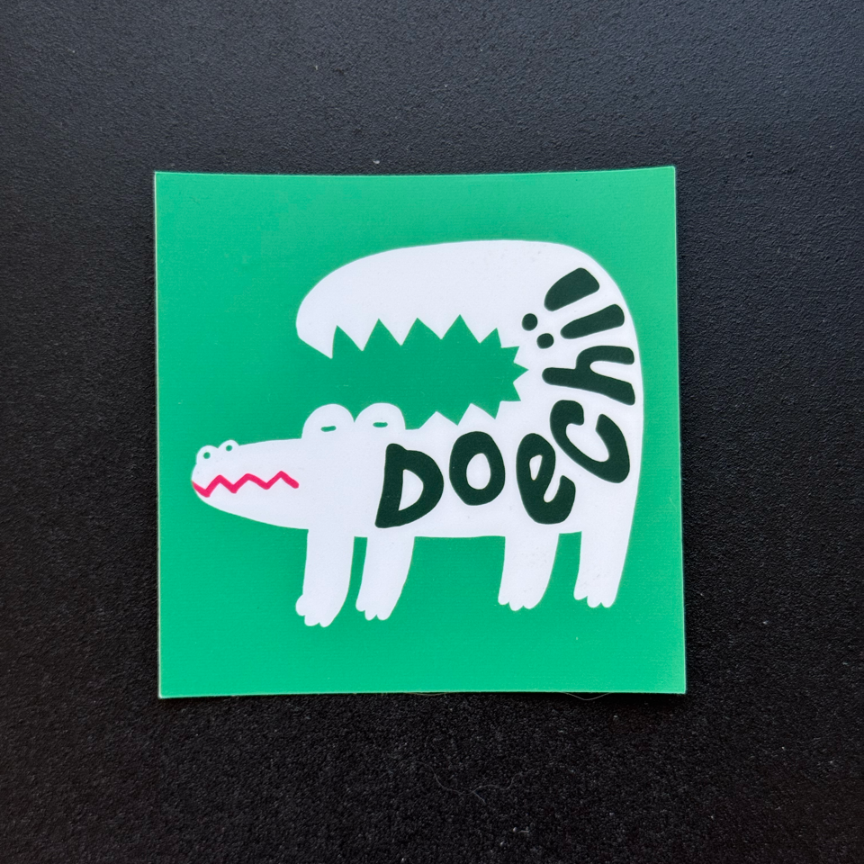 Doechii the Swamp Princess Alligator Sticker