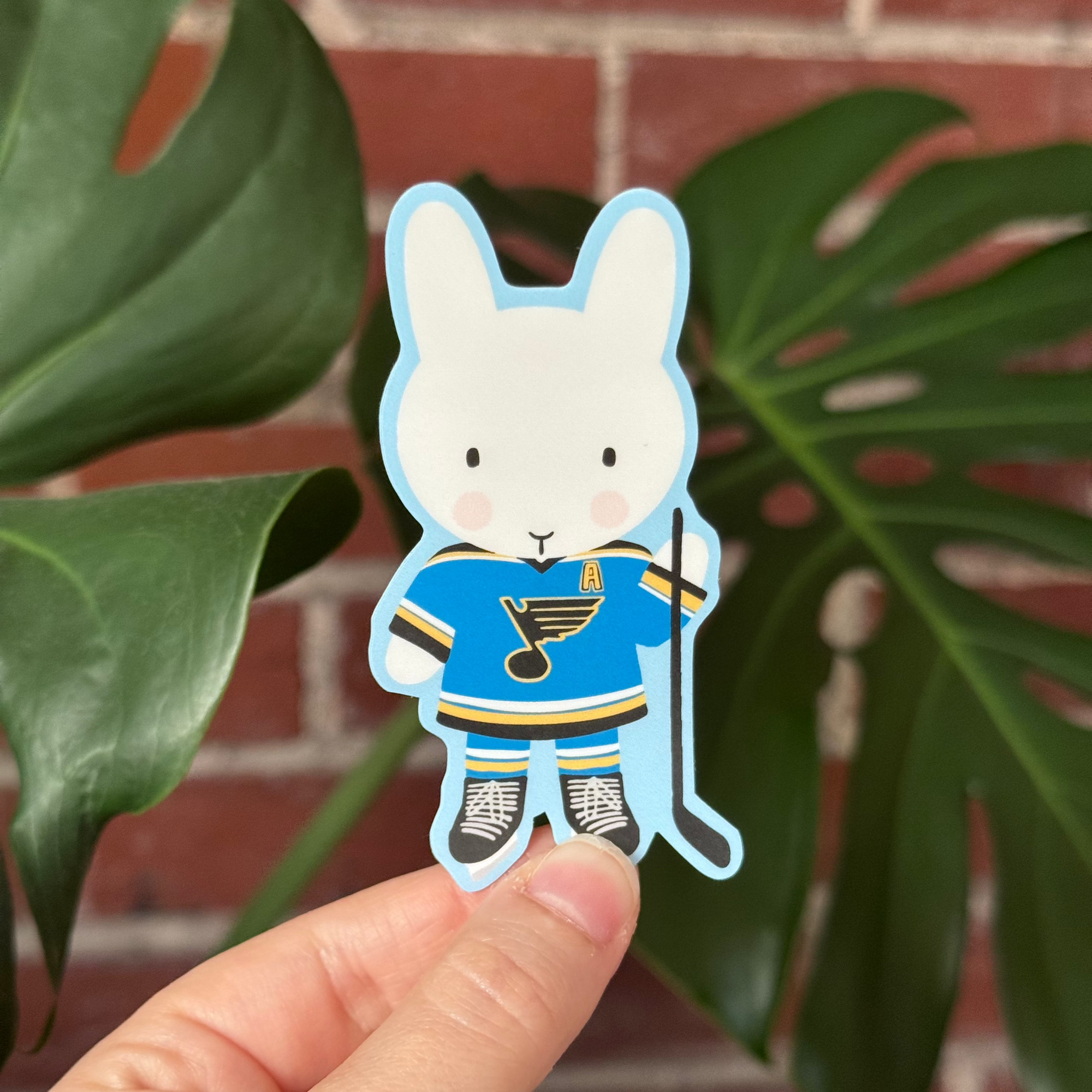 Saint Louis Blues Hockey Clem the Bun Sticker