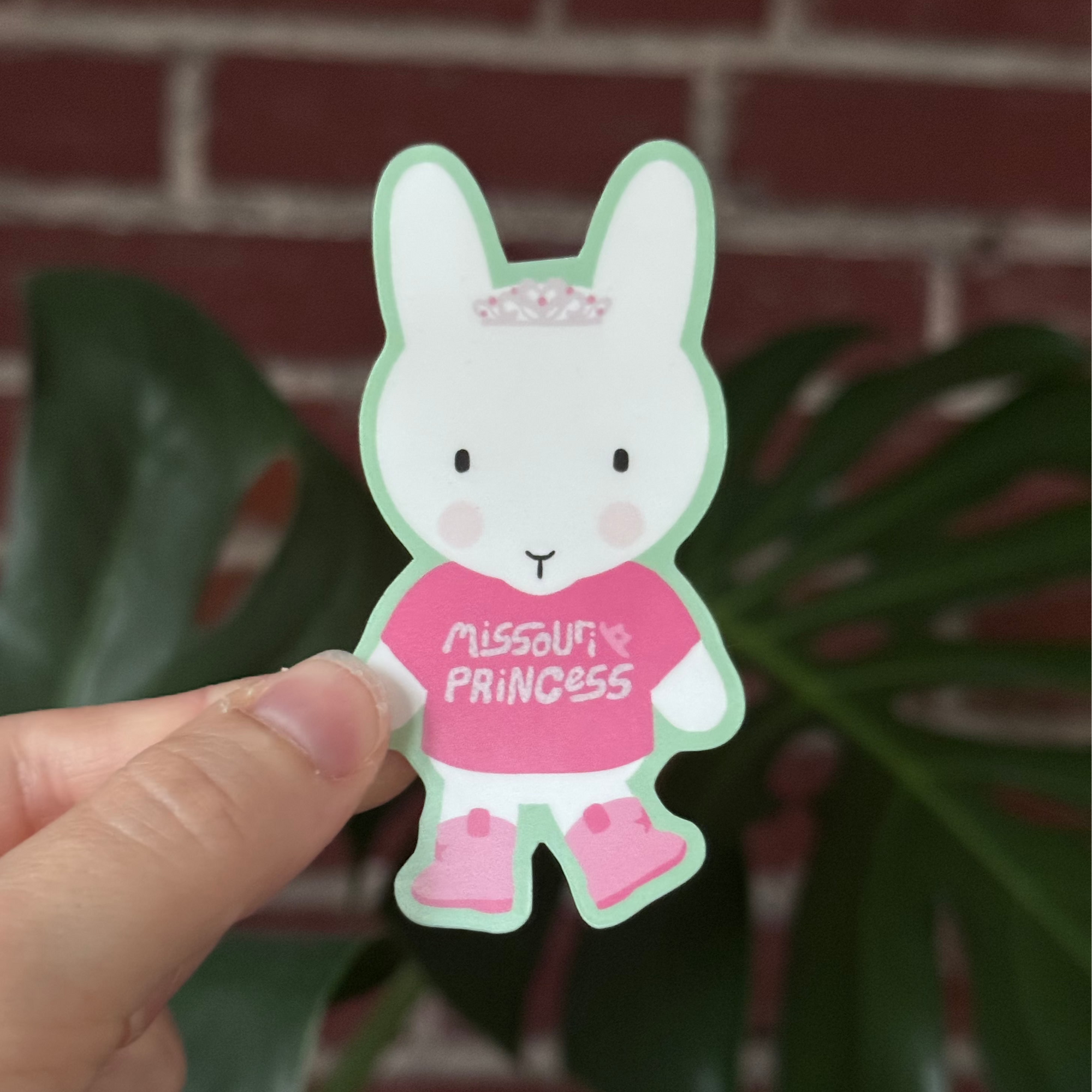 Missouri Princess Clem the Bun Sticker