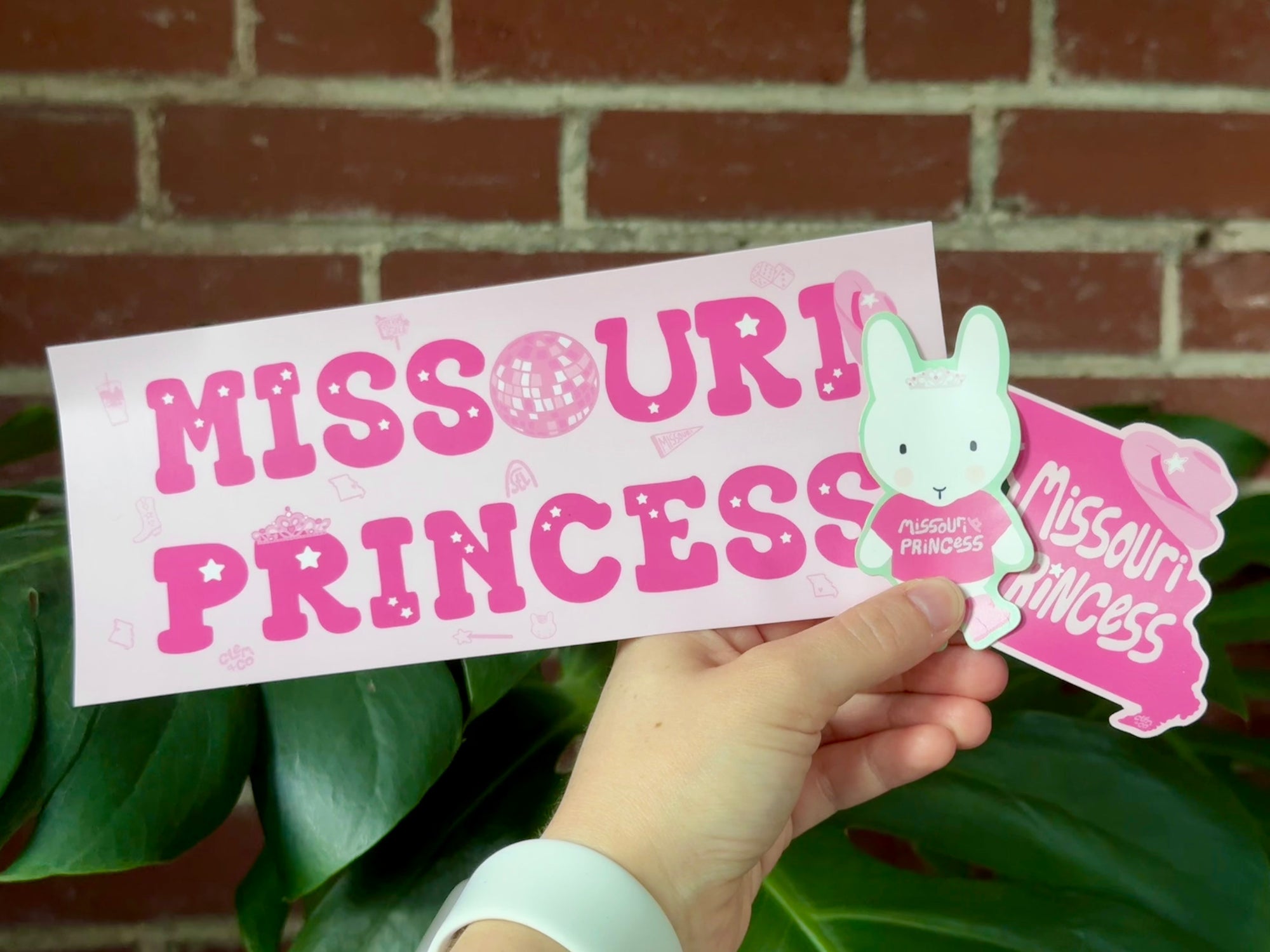 Missouri Princess Bumper Sticker