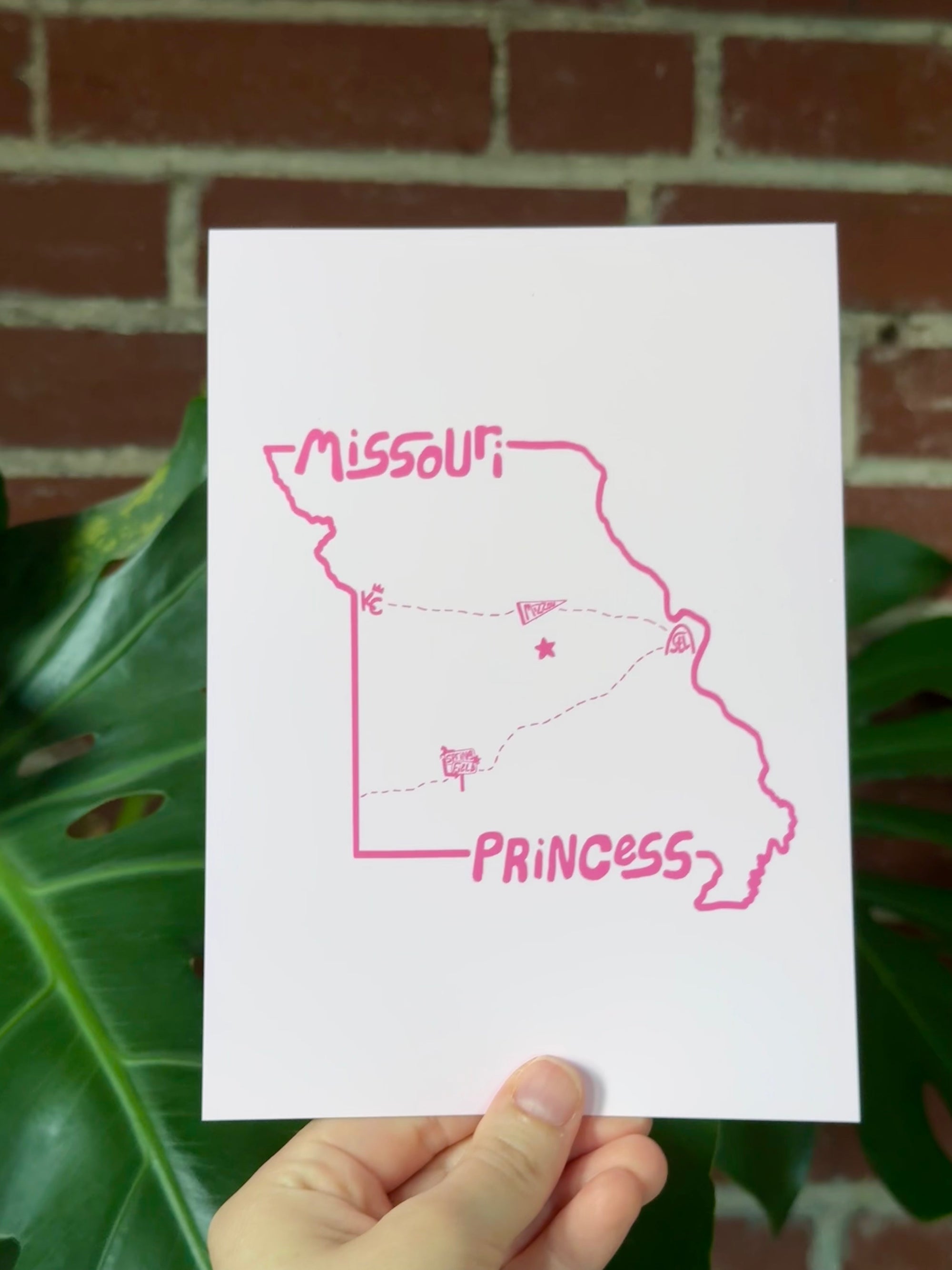Missouri Princess Print