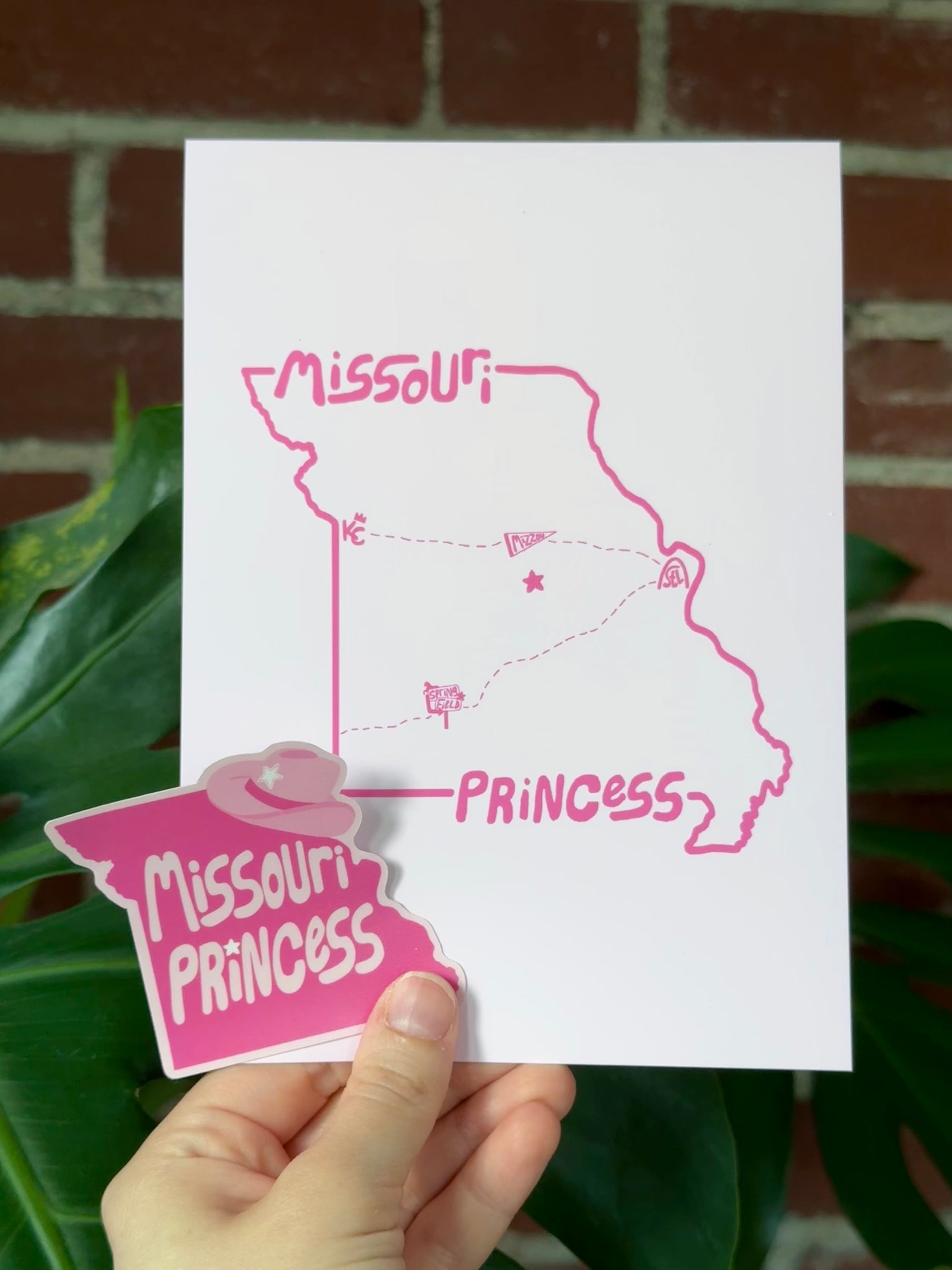 Missouri Princess Print