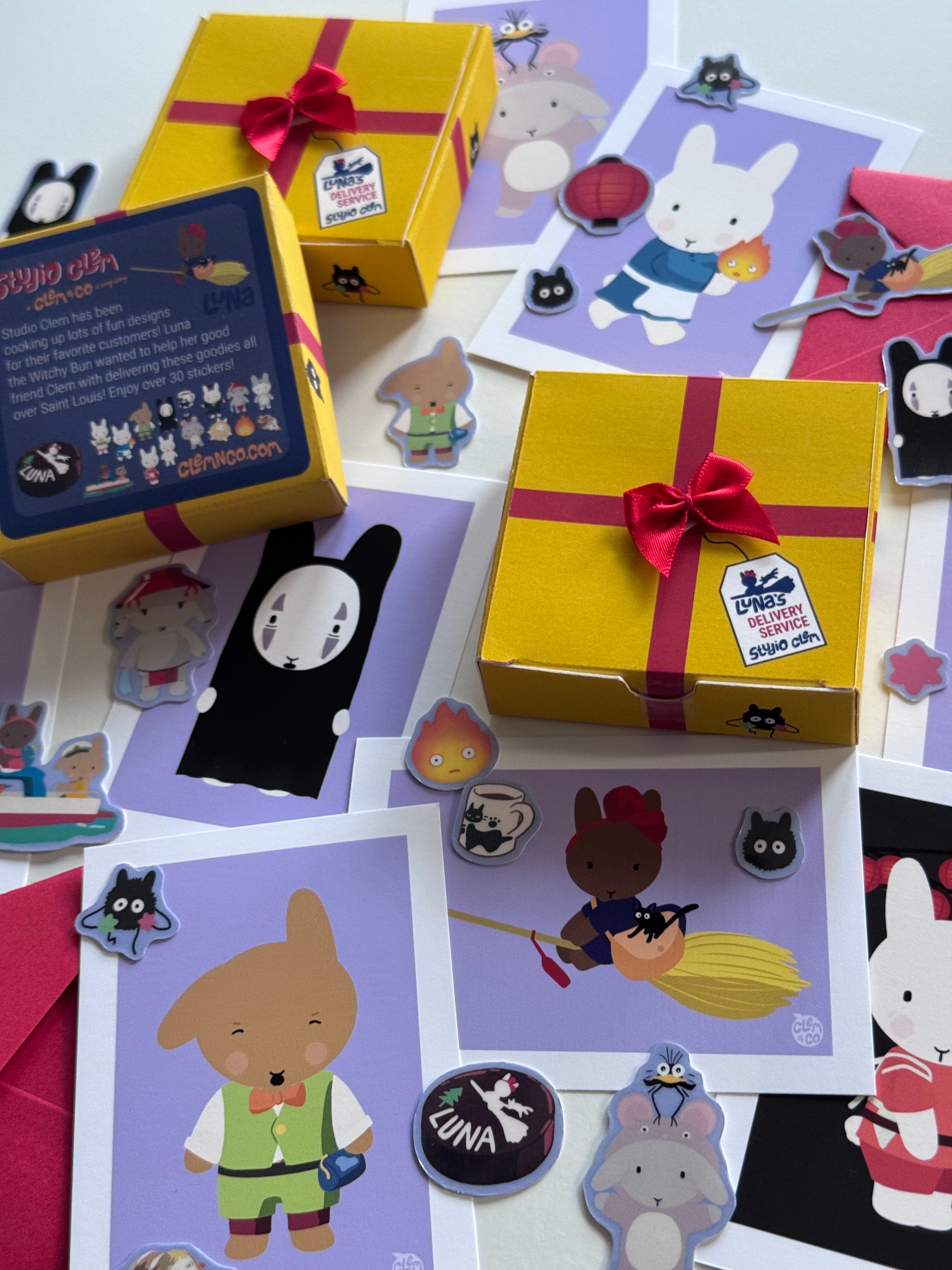 Luna's Delivery Service Mini Sticker Box by Studio Clem