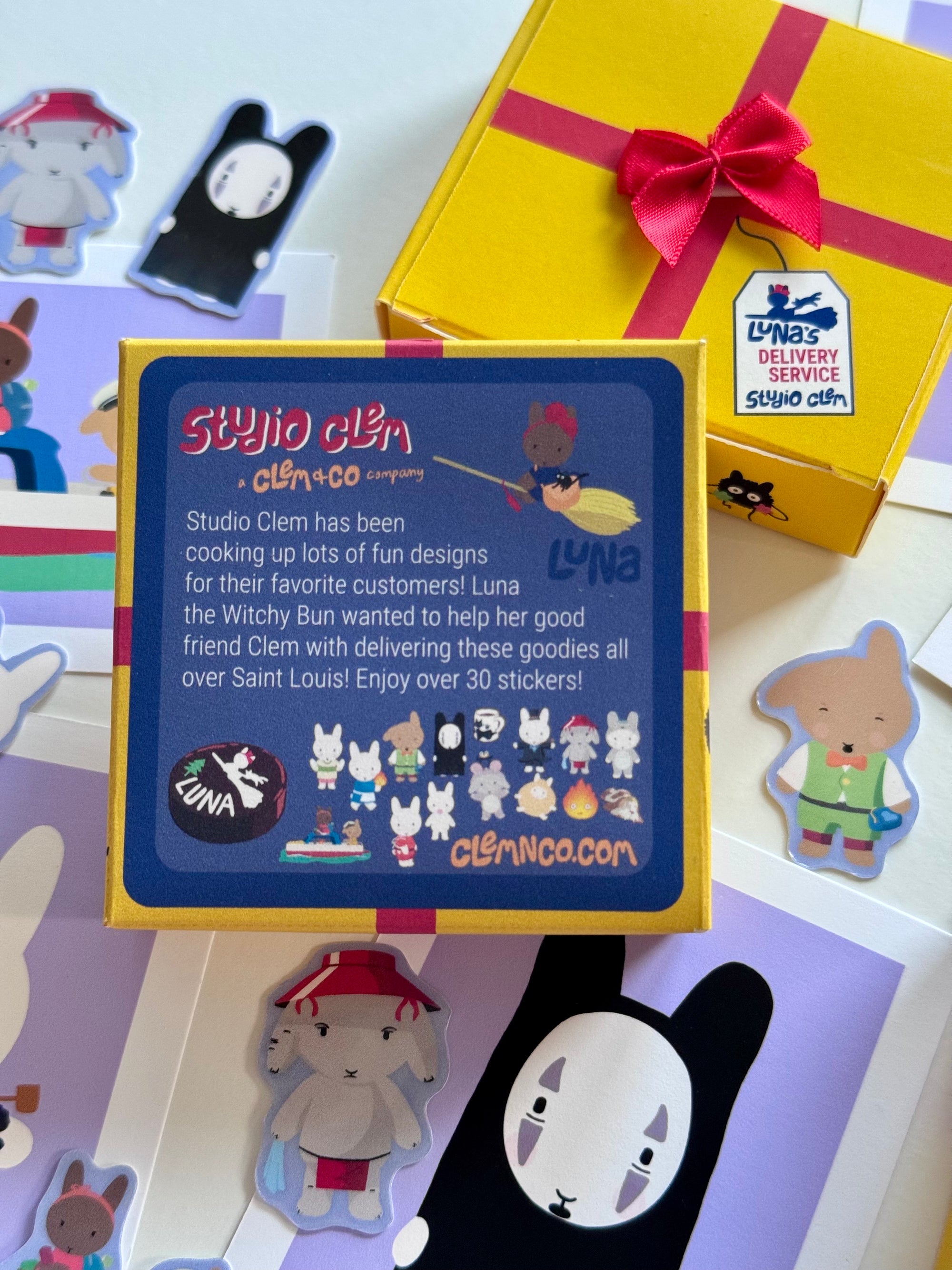 Luna's Delivery Service Mini Sticker Box by Studio Clem