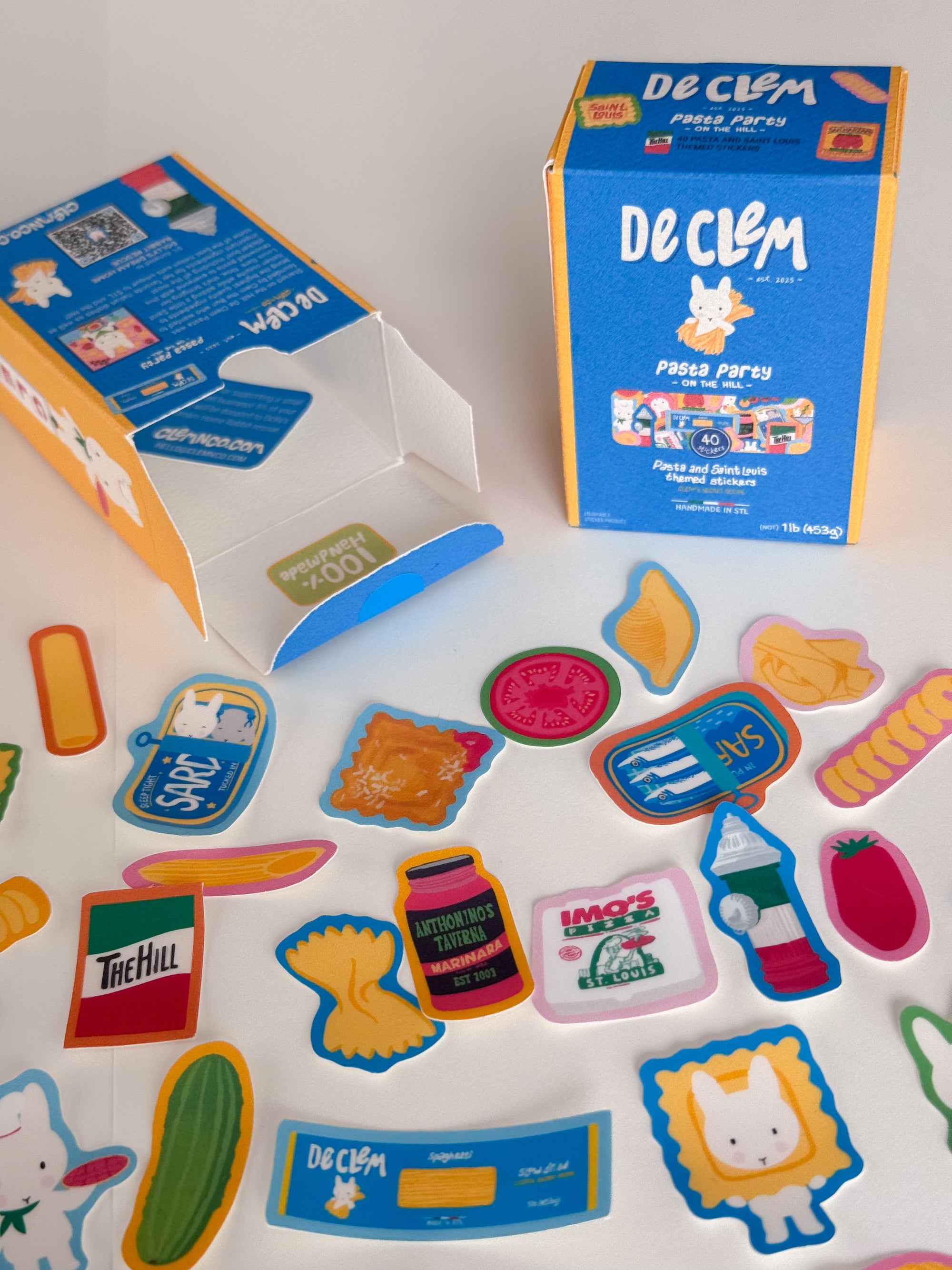 Pasta Party on the Hill Mini Sticker Box