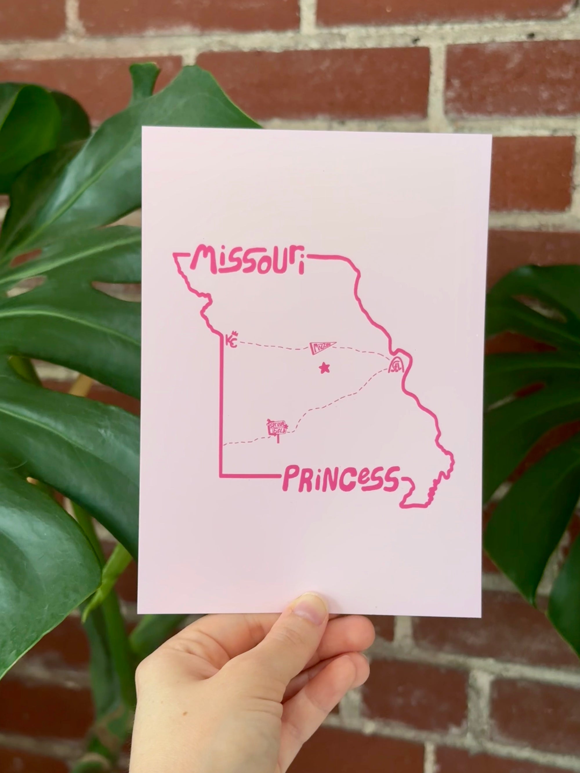Missouri Princess Print