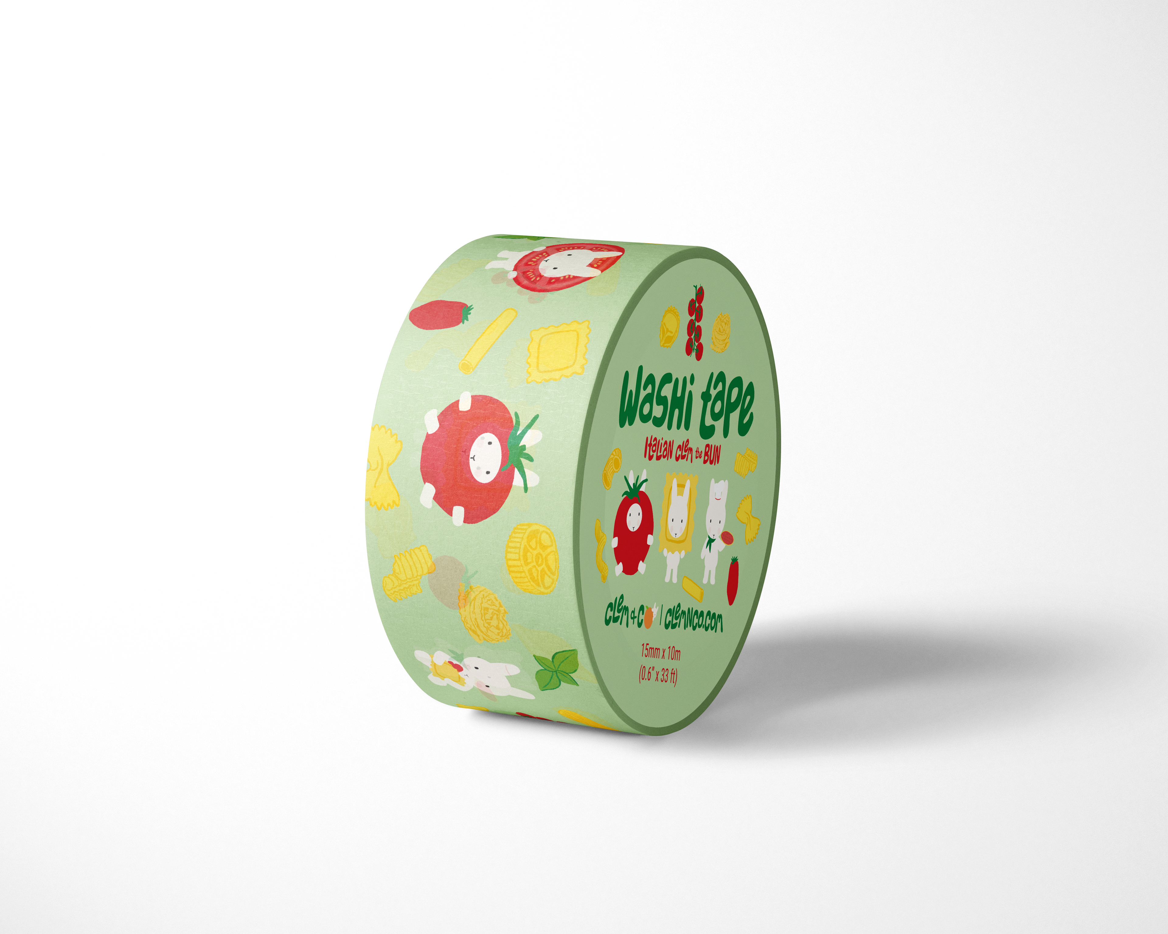 Italian Clem the Bun Washi Tape
