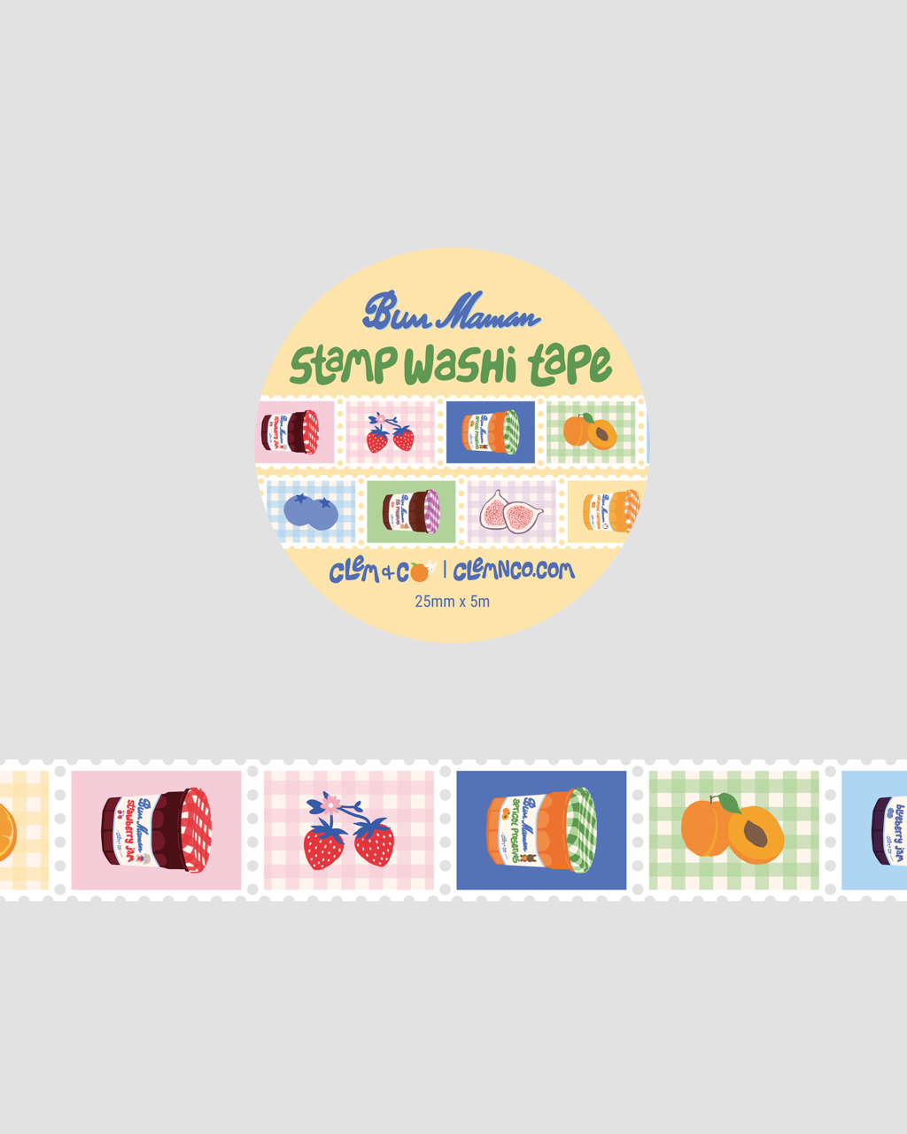 Jam Stamp Washi Tape