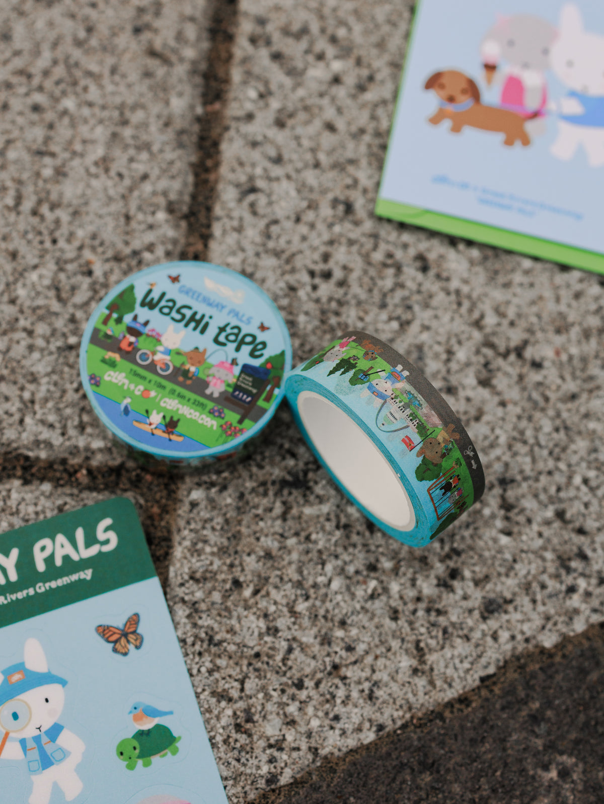 Greenway Pals Washi Tape - Clem & Co x Great Rivers Greenway