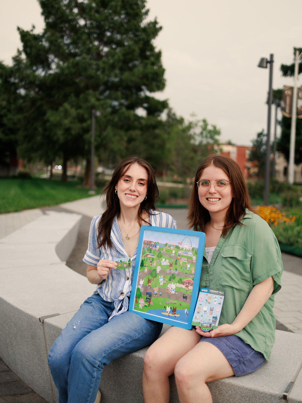 Greenway Pals Art Print - Clem & Co x Great Rivers Greenway