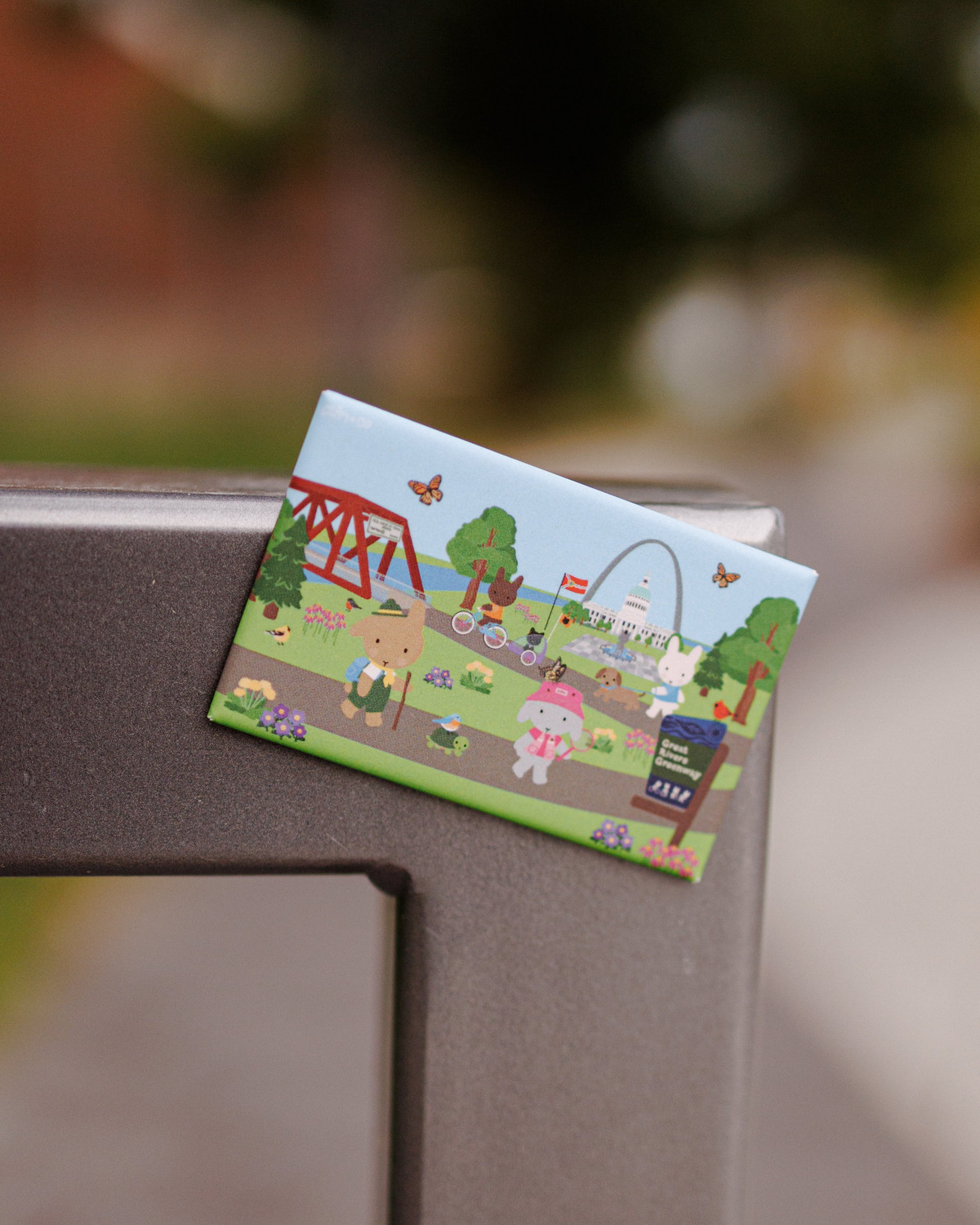 Greenway Pals Magnet - Clem & Co x Great Rivers Greenway