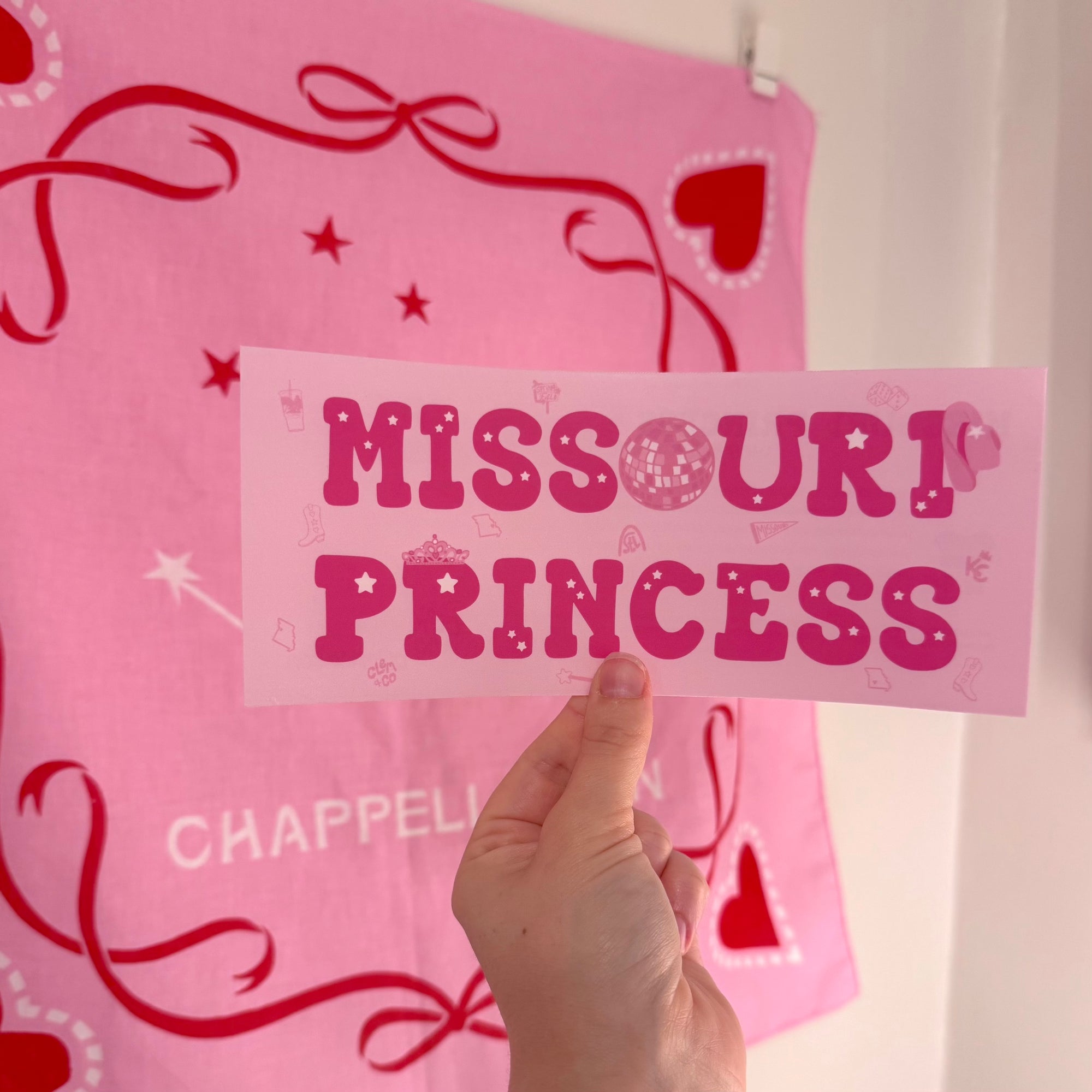 Missouri Princess Bumper Sticker