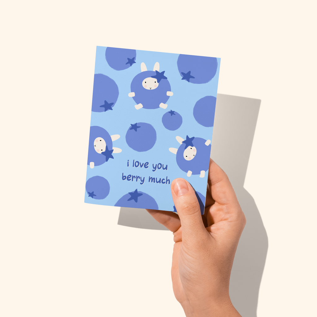 I Love You Berry Much Card