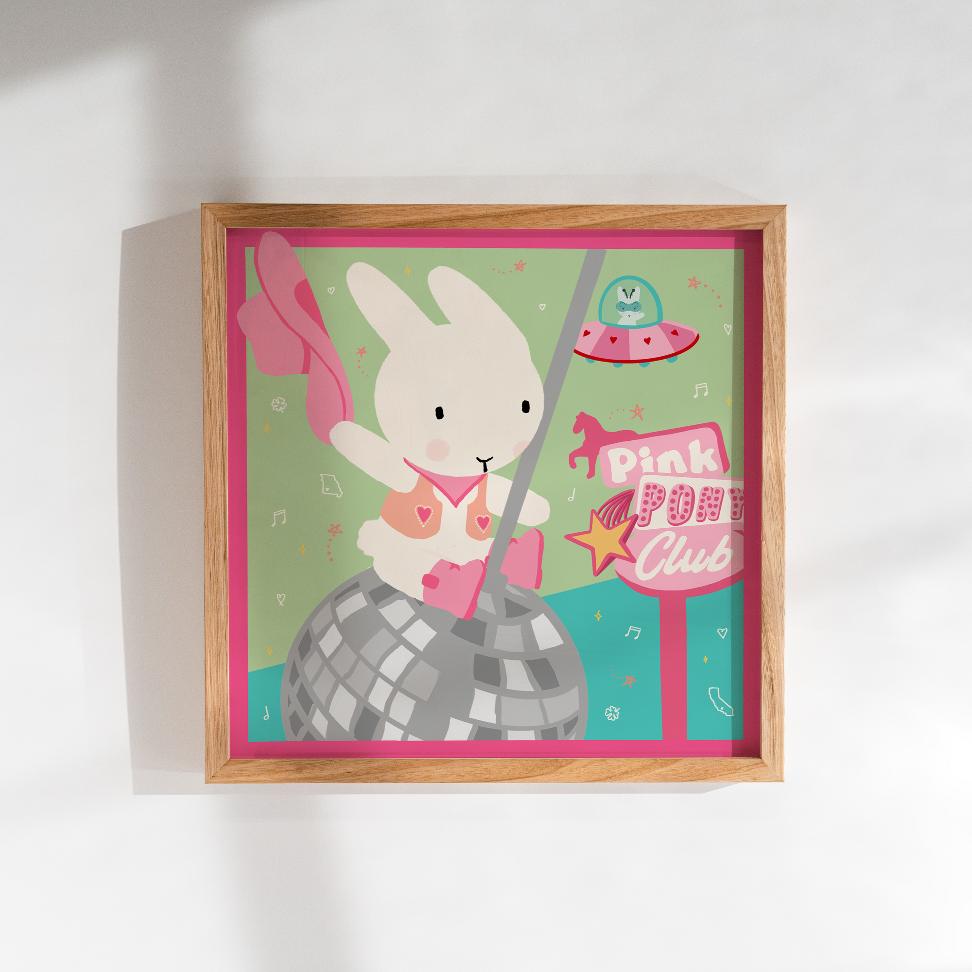 Clem the Bun Midwest Princess Print