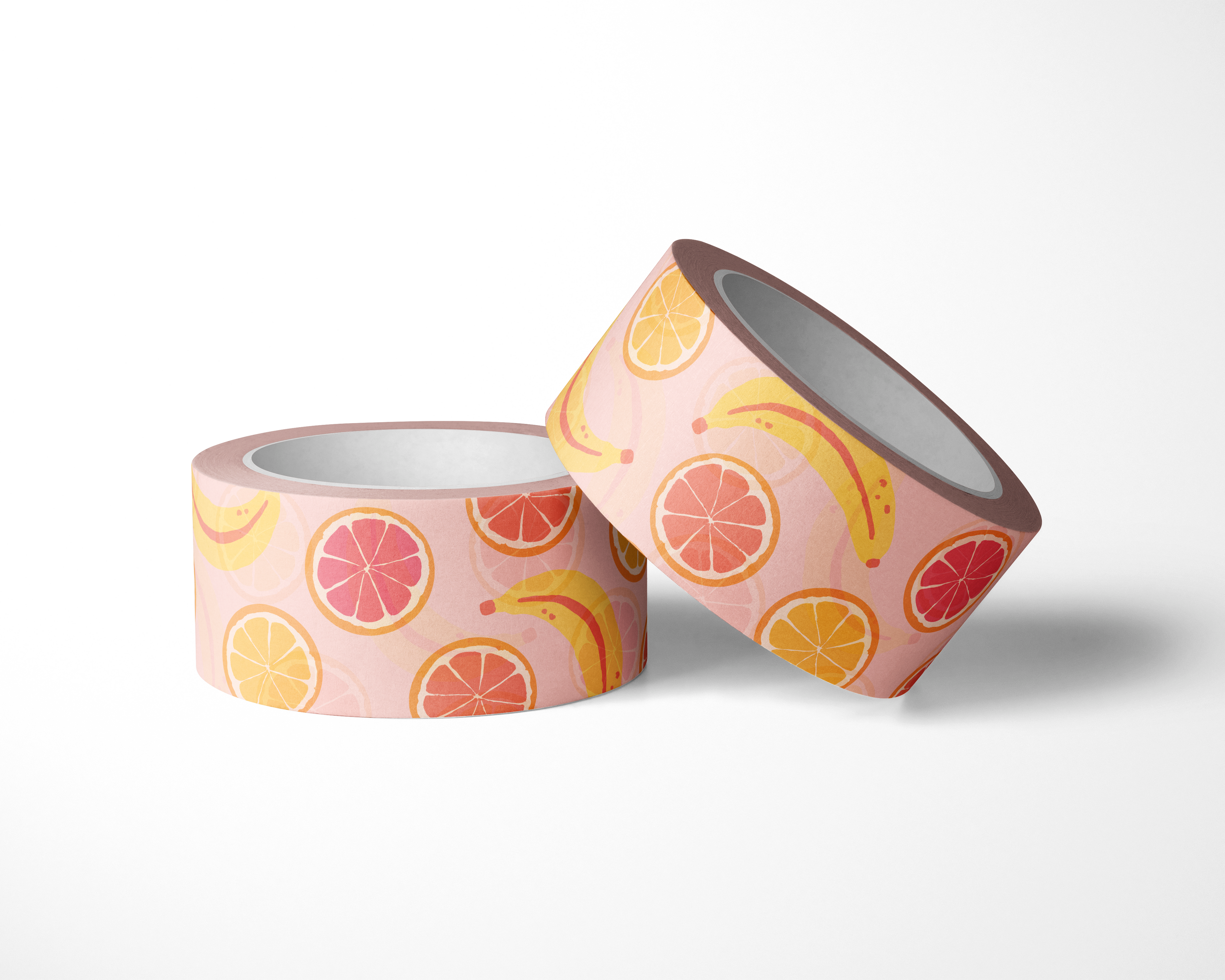 Grapefruit & Bananas Washi Tape