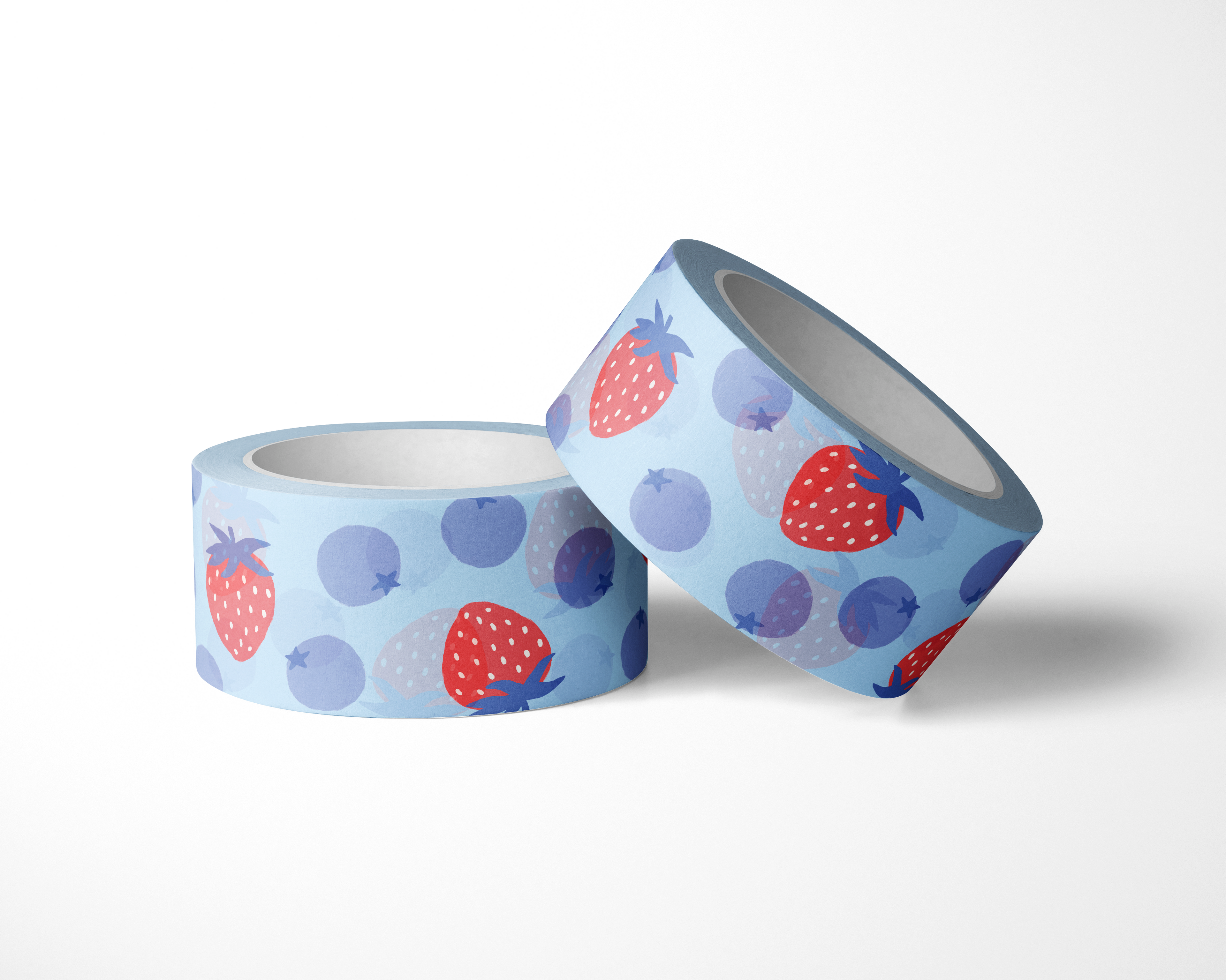 Strawberries & Blueberries Washi Tape