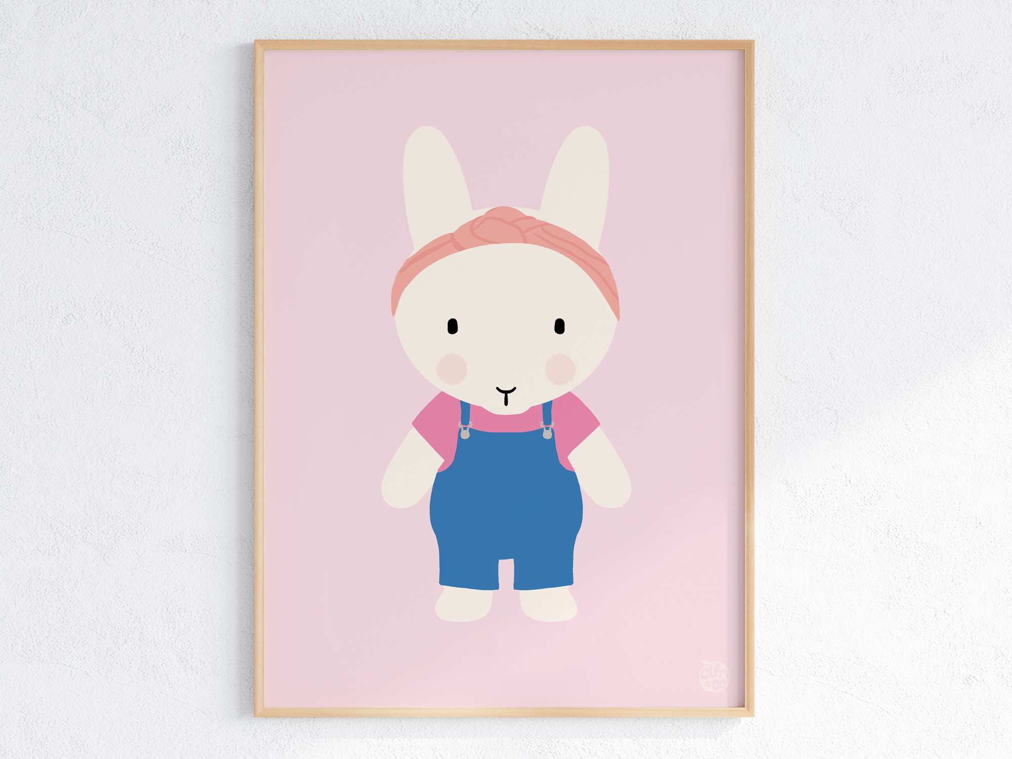 Ms Clem for Littles - Ms Rachel Nursery Art Print or Sticker