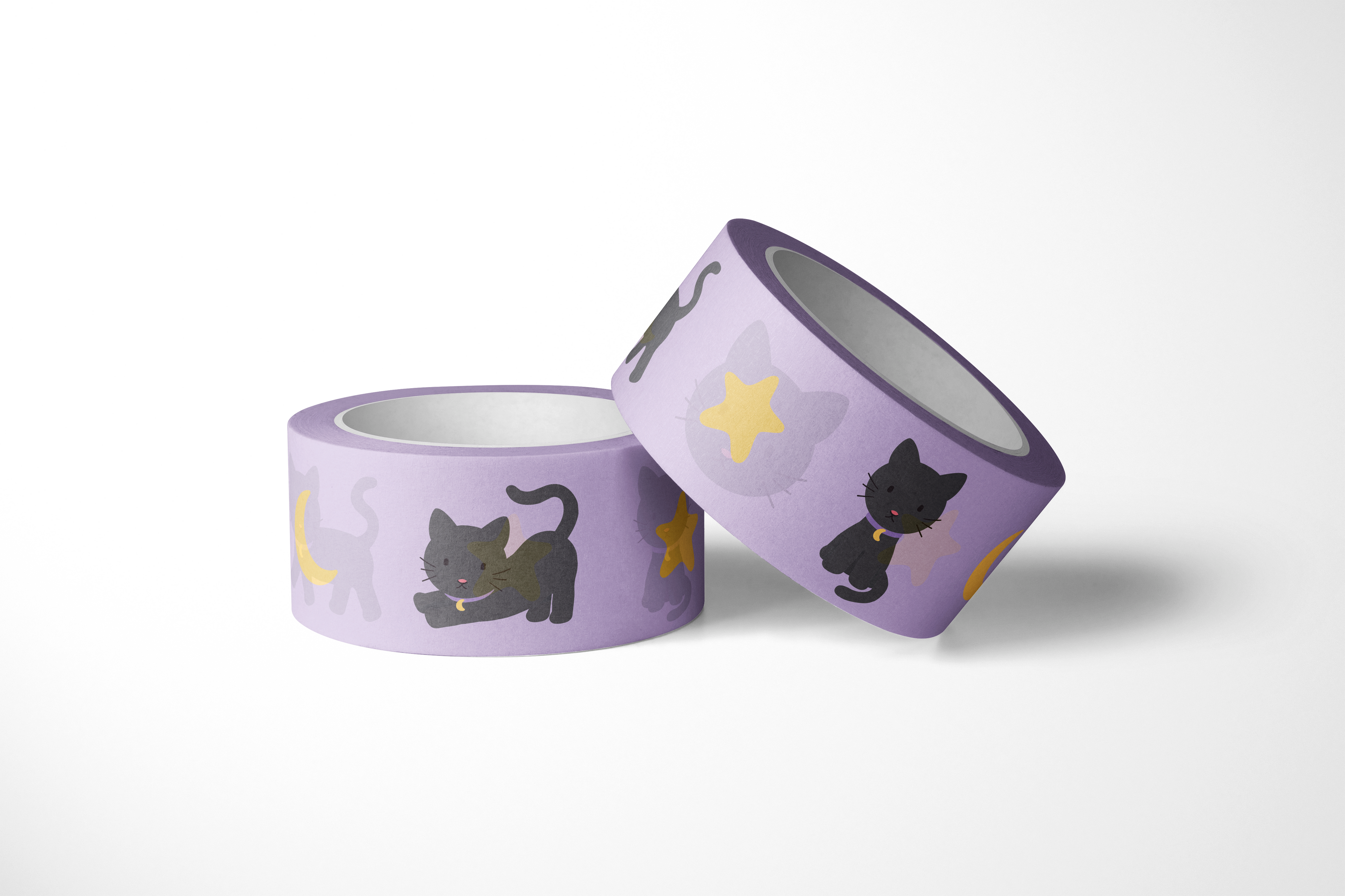 Phoebe the Black Cat Washi Tape