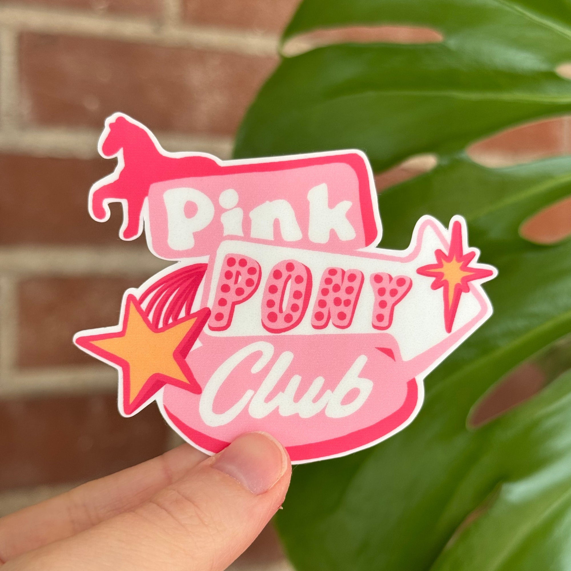 Pink Pony Club Sticker