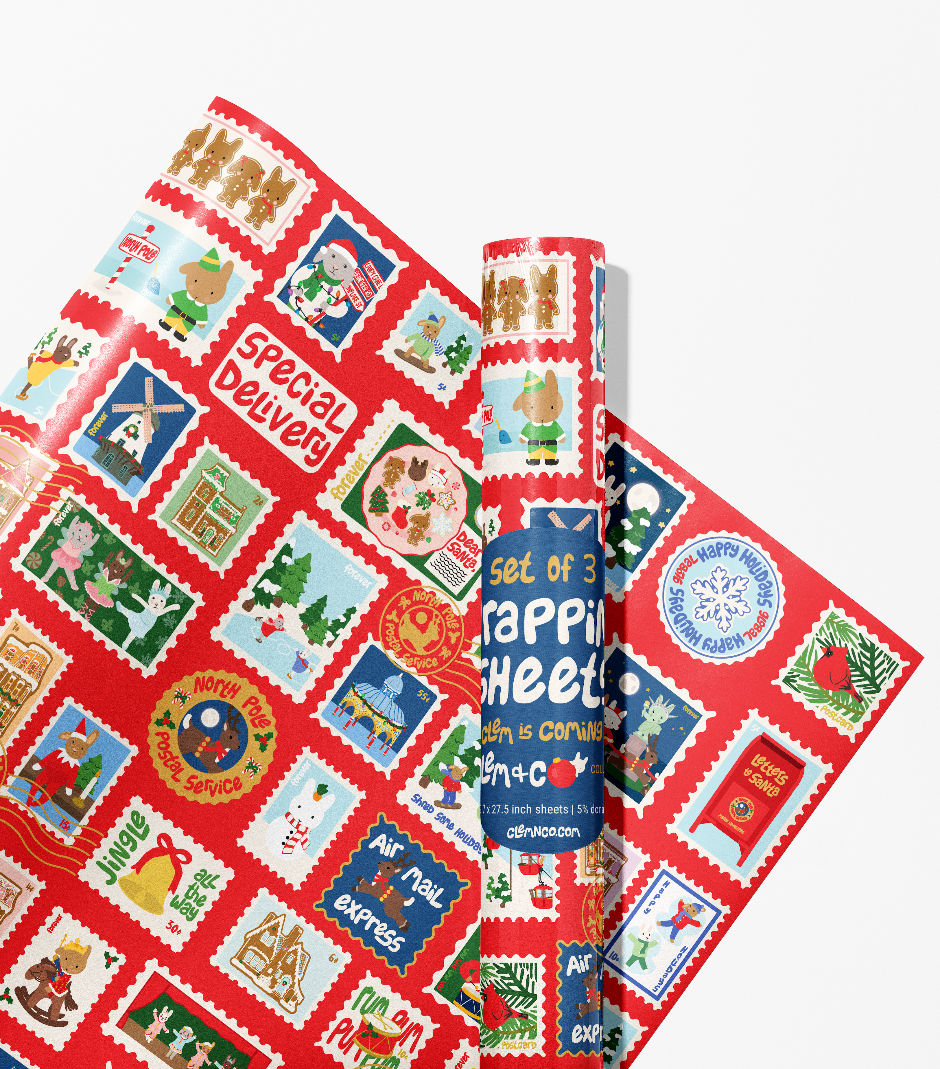 Holiday Gift Wrap: Santa Clem is Coming to Town