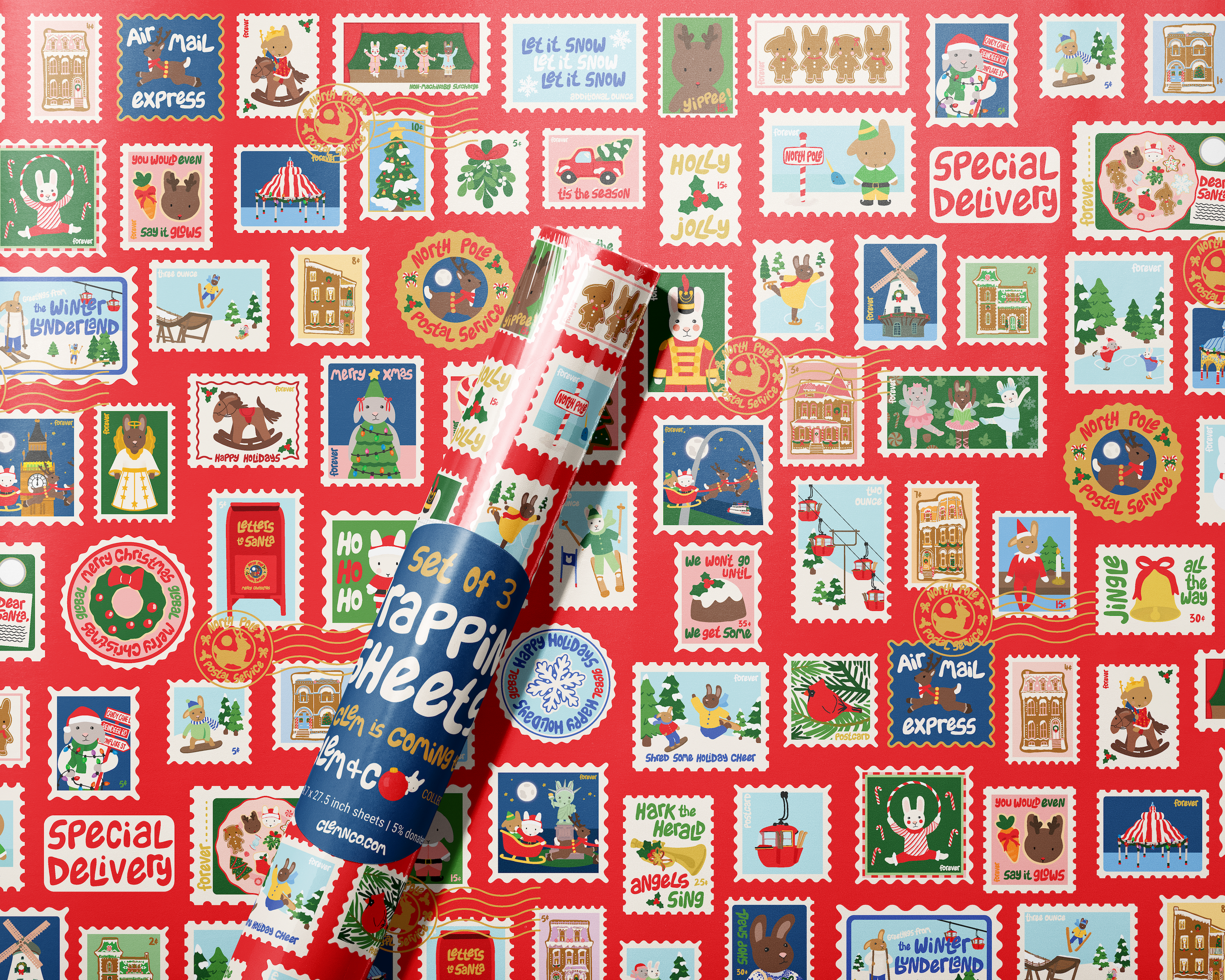 Holiday Gift Wrap: Santa Clem is Coming to Town