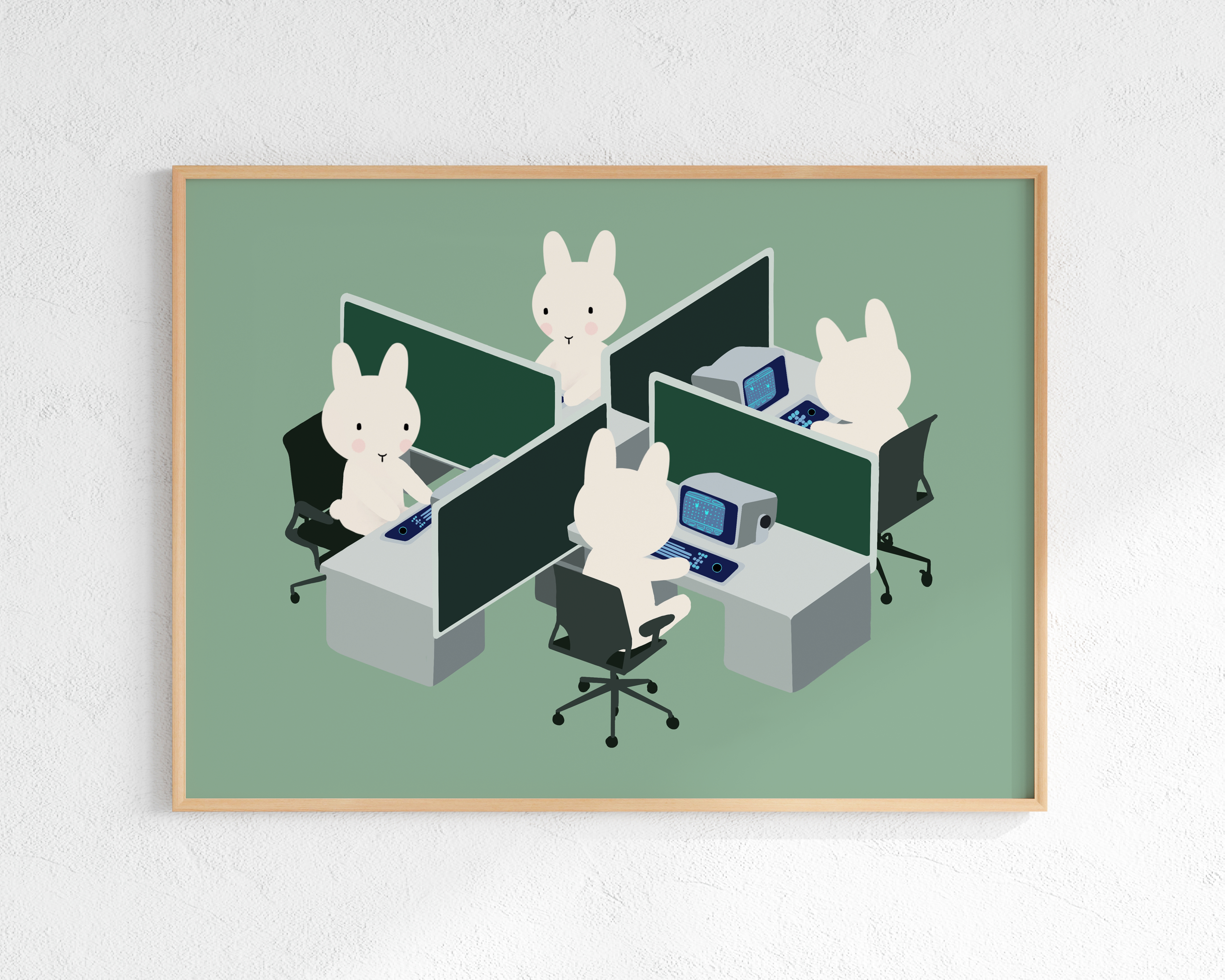 Severance Clem the Bun print