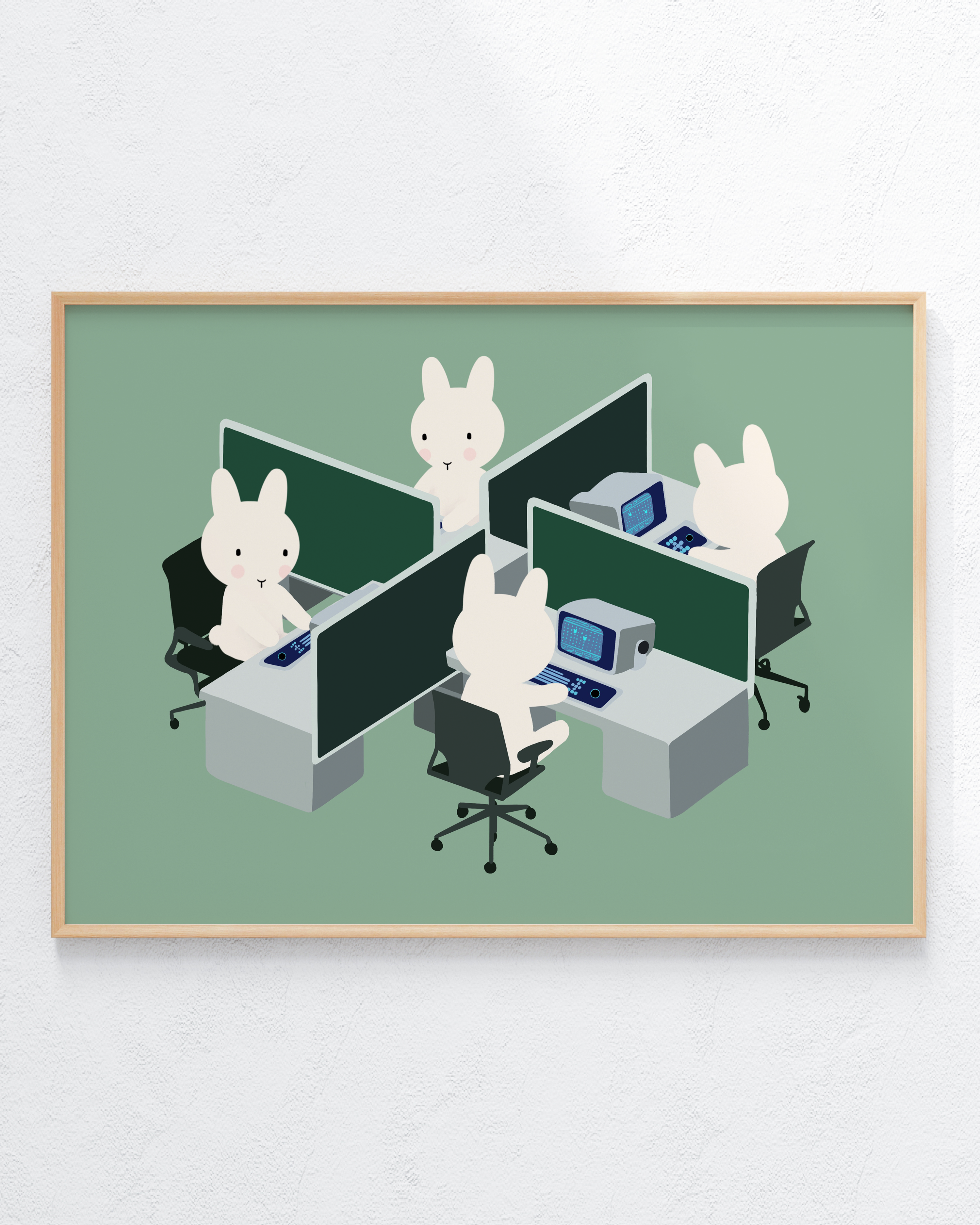 Severance Clem the Bun print