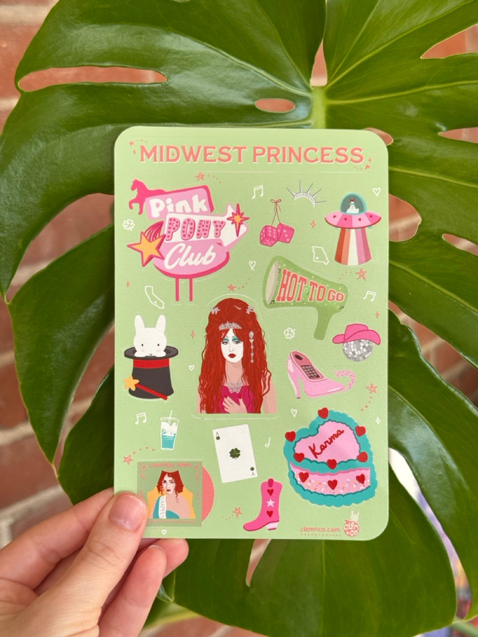 Midwest Princess Sticker Sheet