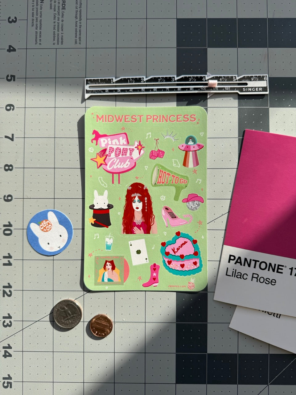 Midwest Princess Sticker Sheet