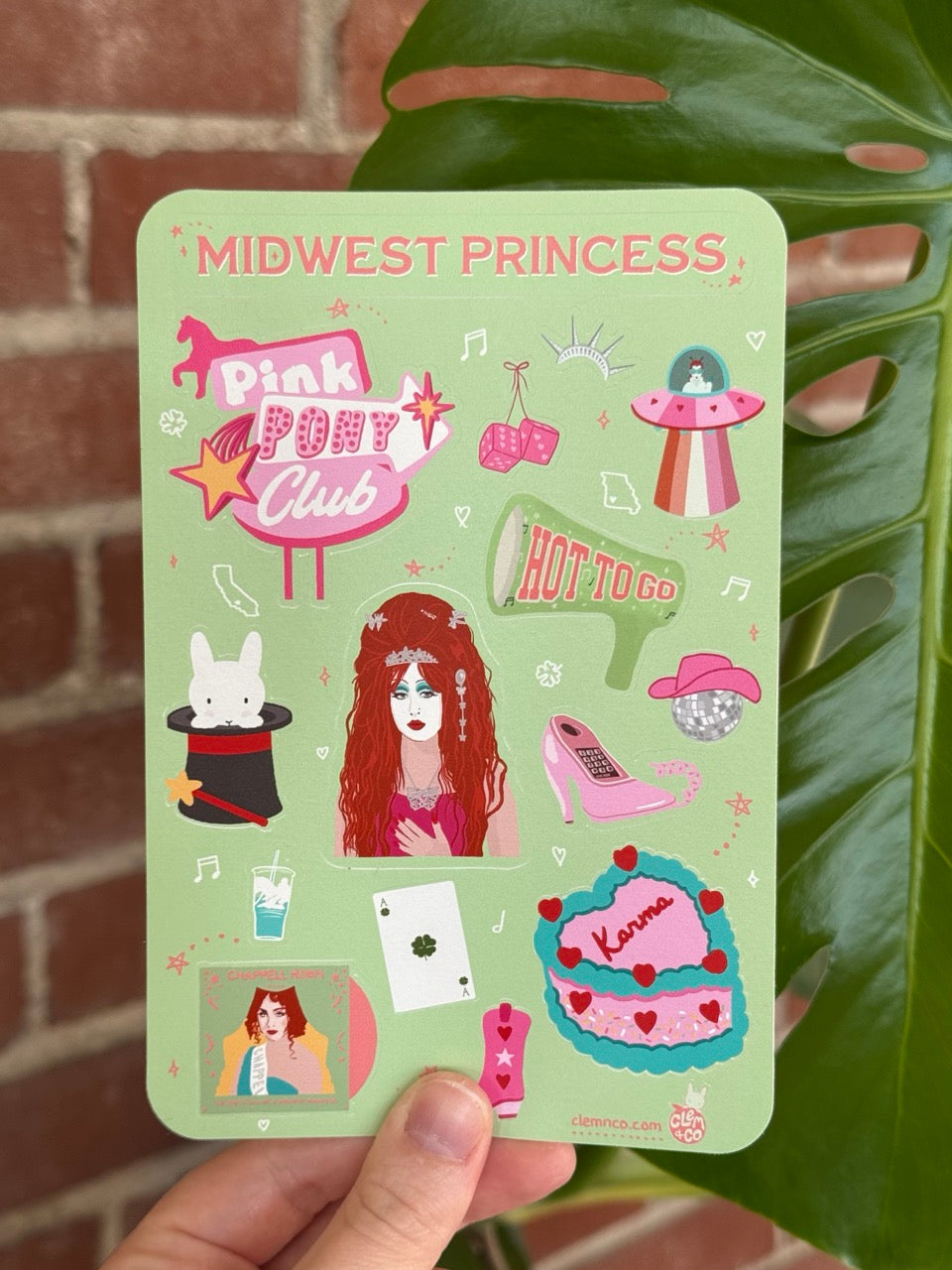 Midwest Princess Sticker Sheet
