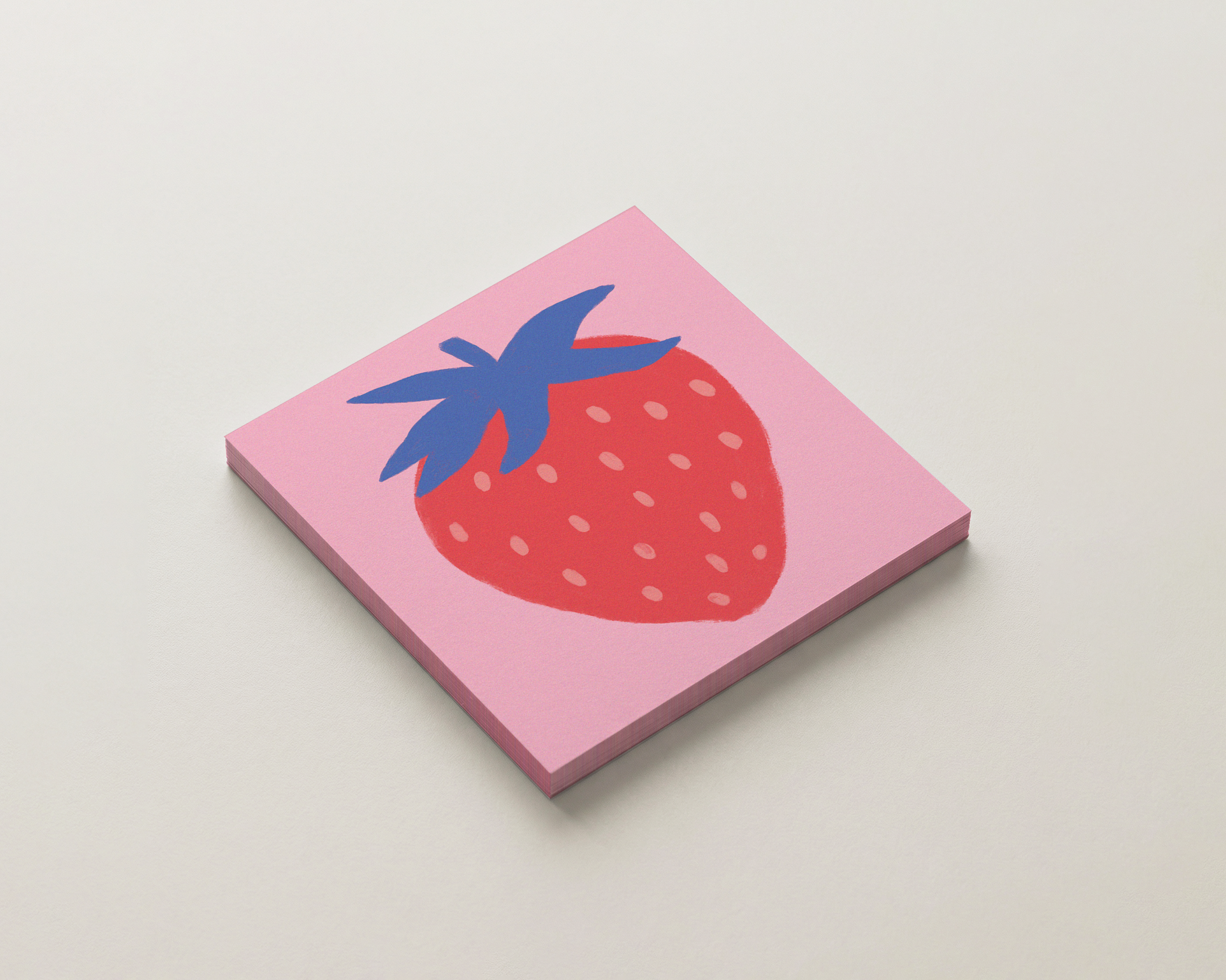 Strawberry Sticky Note
