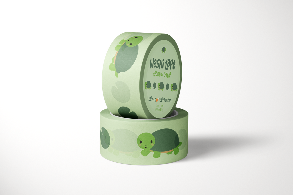 Teddy the Turtle Washi Tape