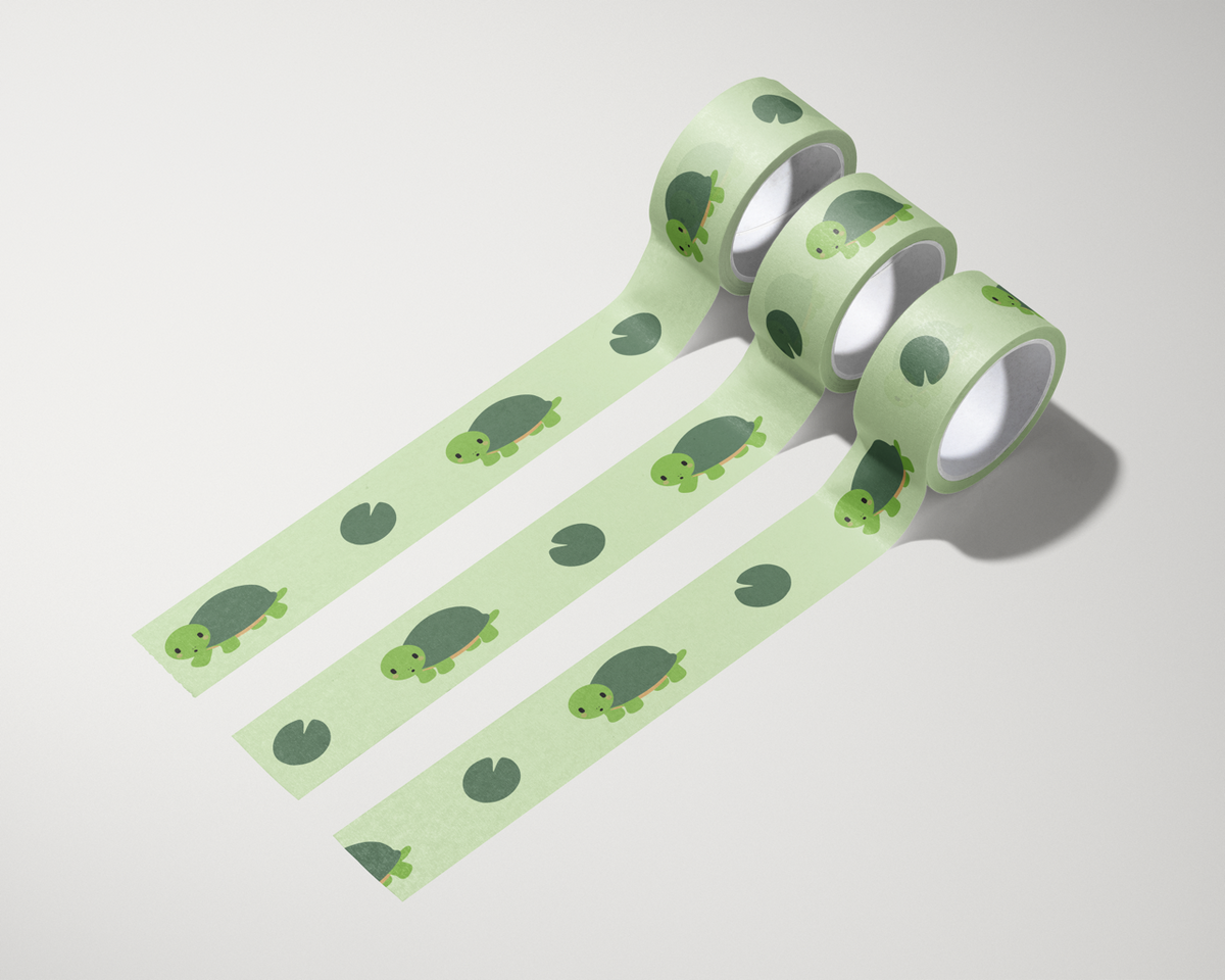Teddy the Turtle Washi Tape
