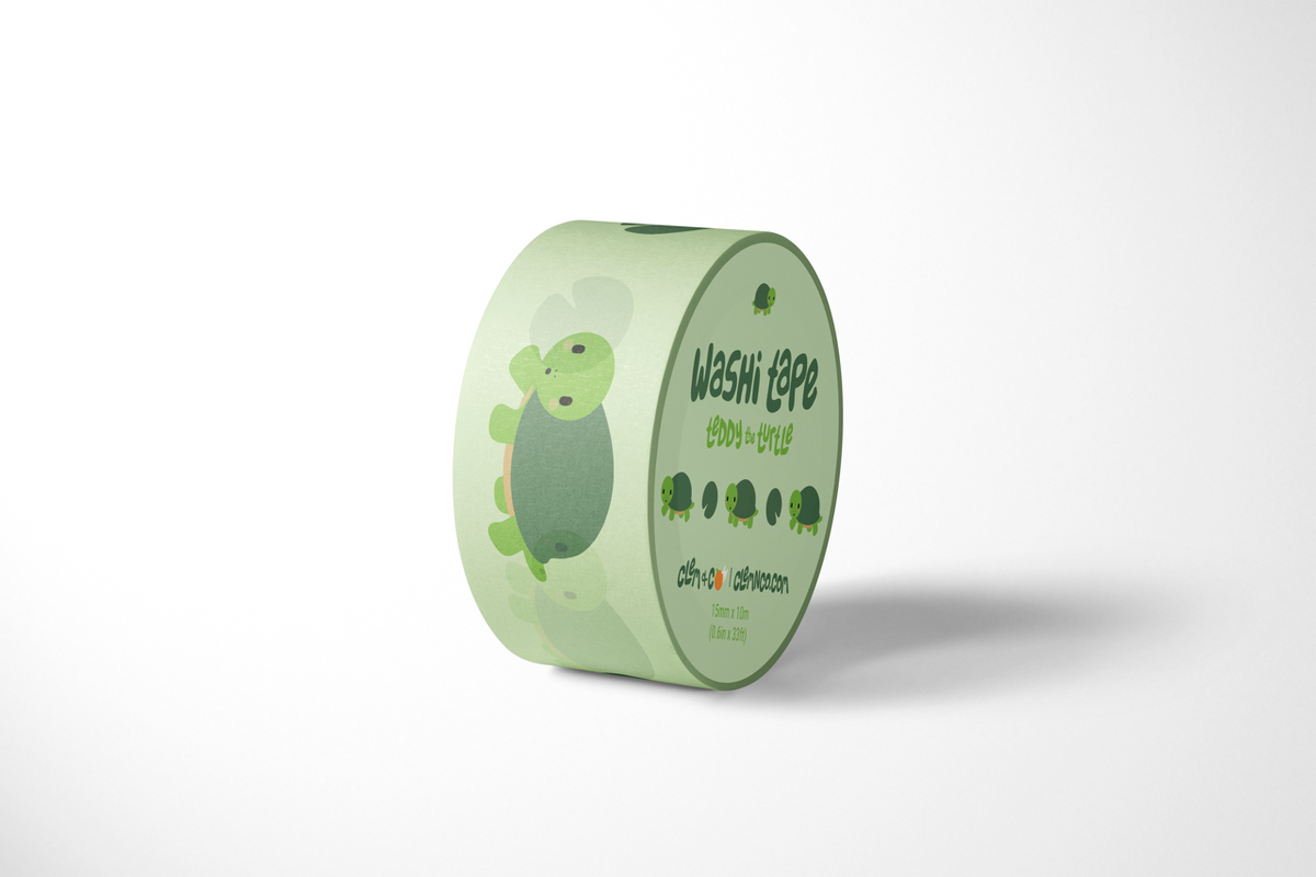 Teddy the Turtle Washi Tape