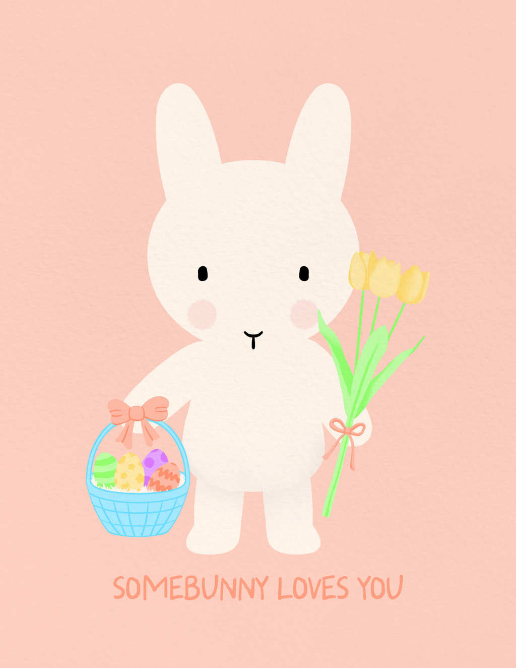 Somebunny Loves You Easter Card