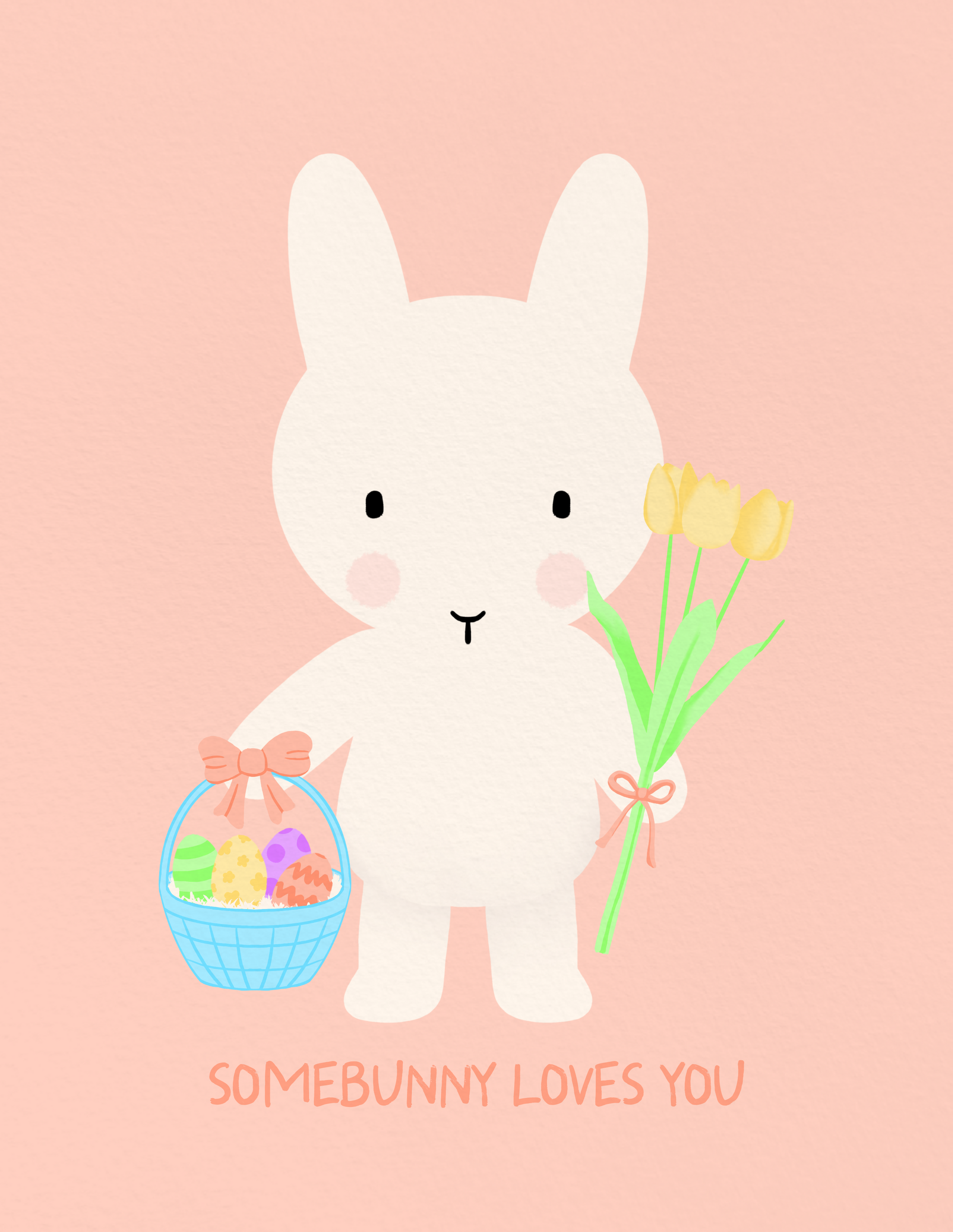 Somebunny Loves You Easter Card