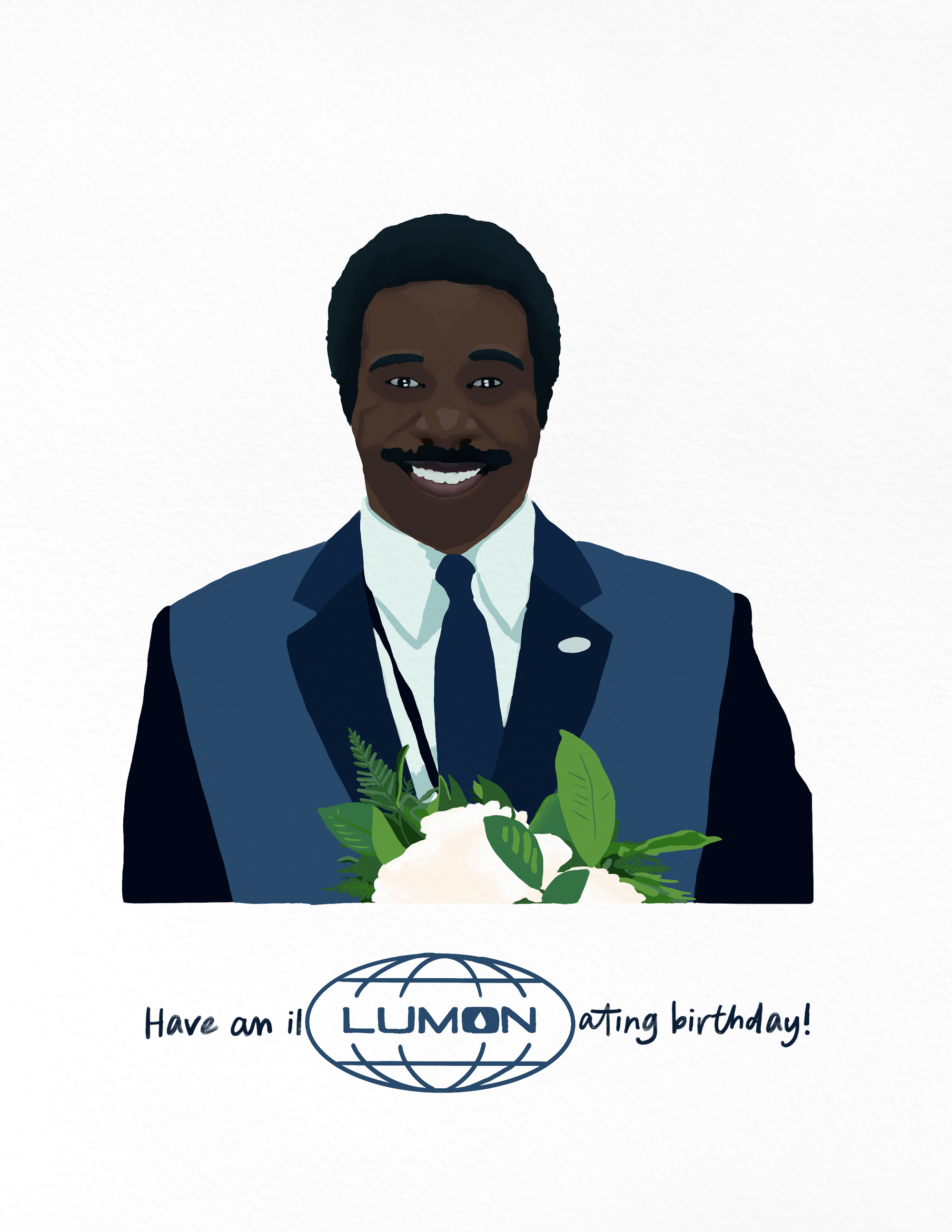 Have an il-Lumon-ating Birthday (Severance) Card