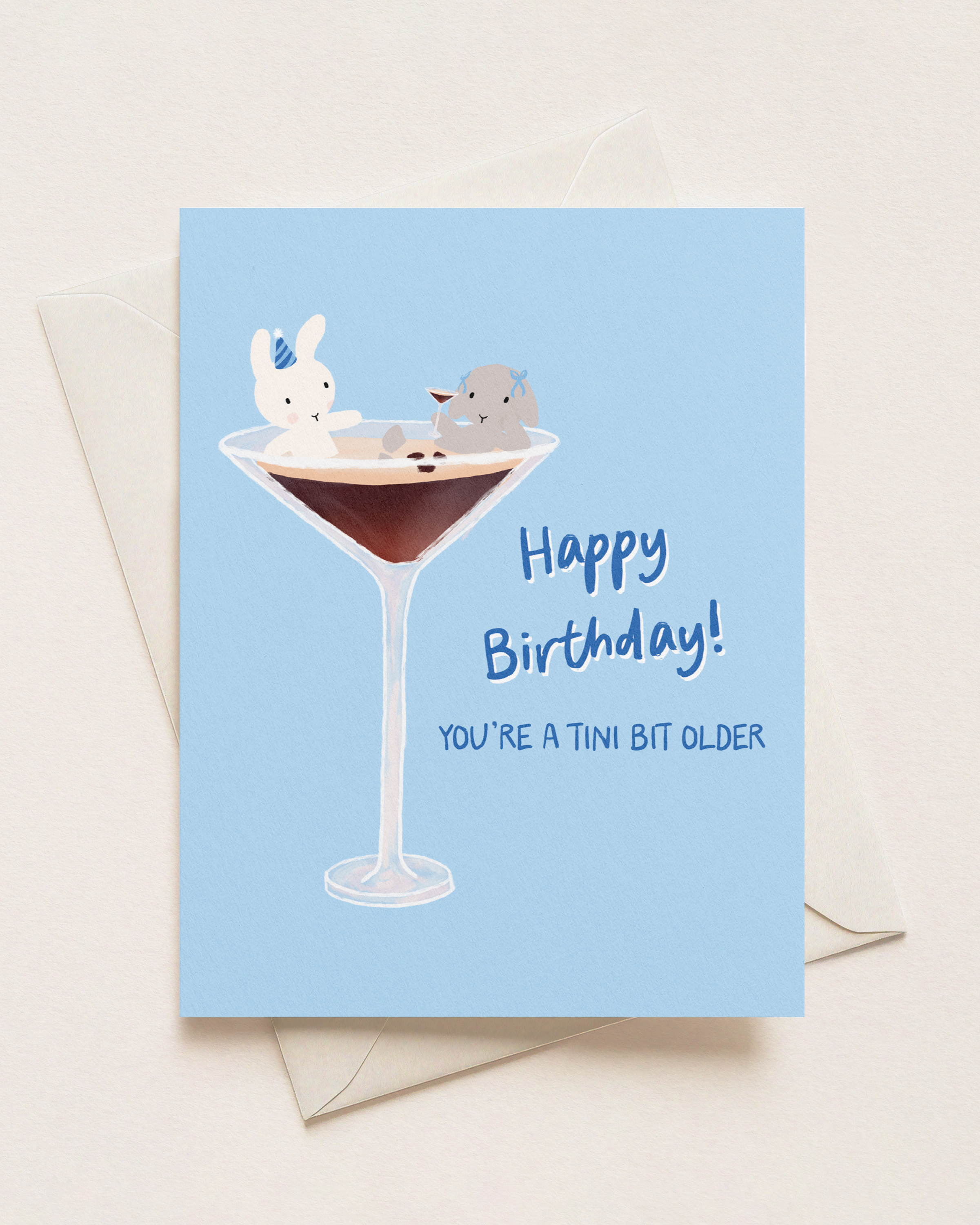 You're a Tini Bit Older Birthday Card