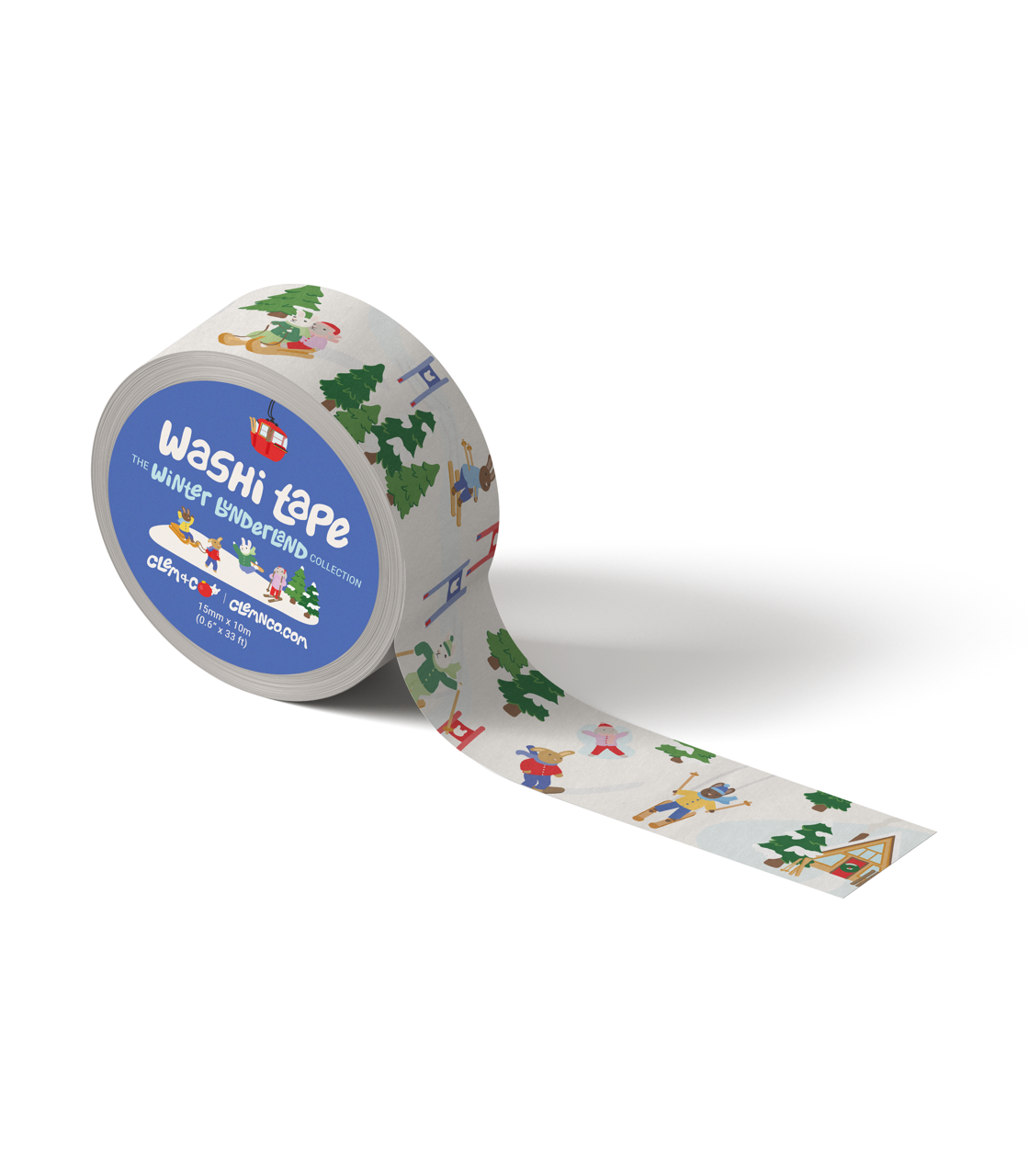 Holiday Washi/Paper Tape - Winter Bunderland