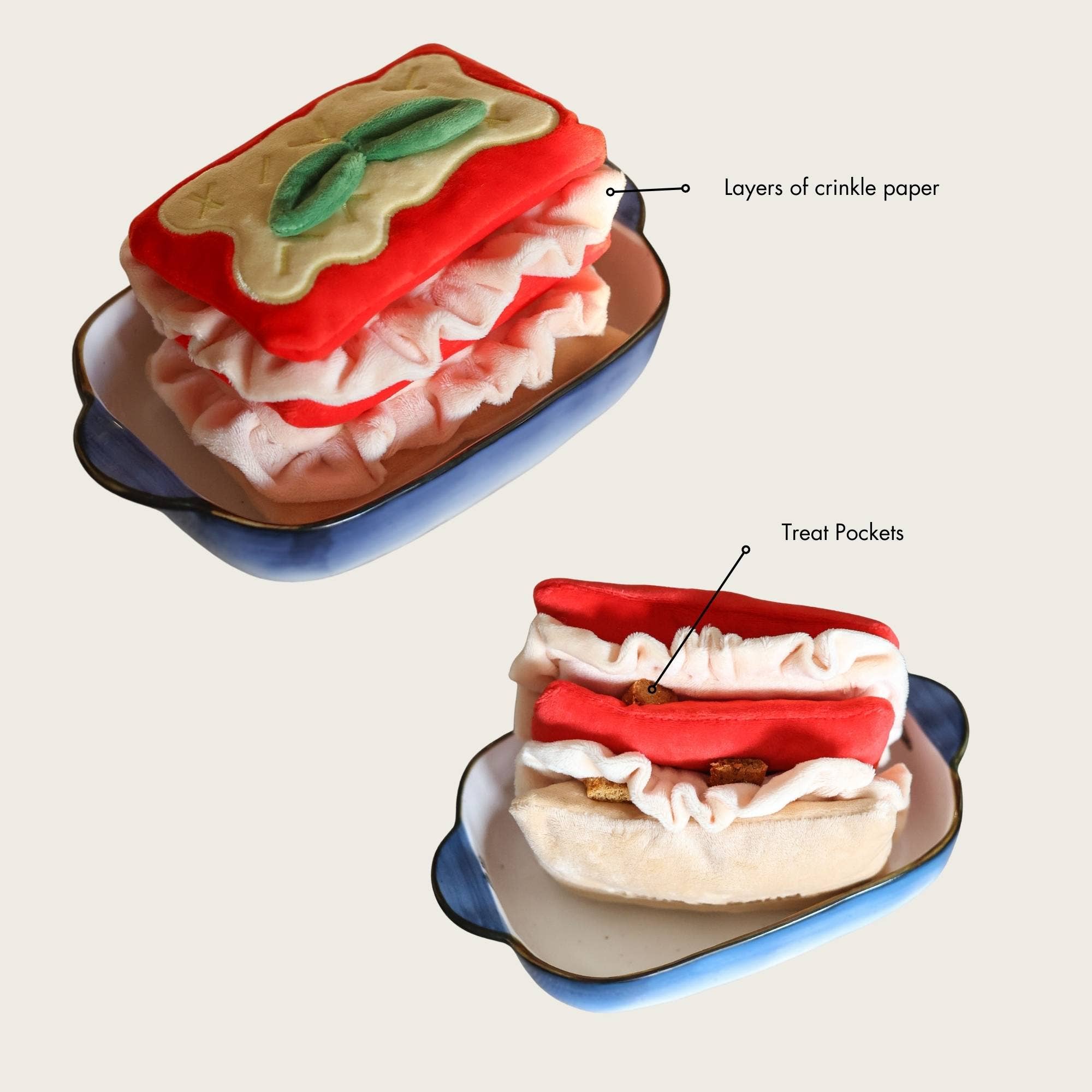 Lasagna Forage Toy
