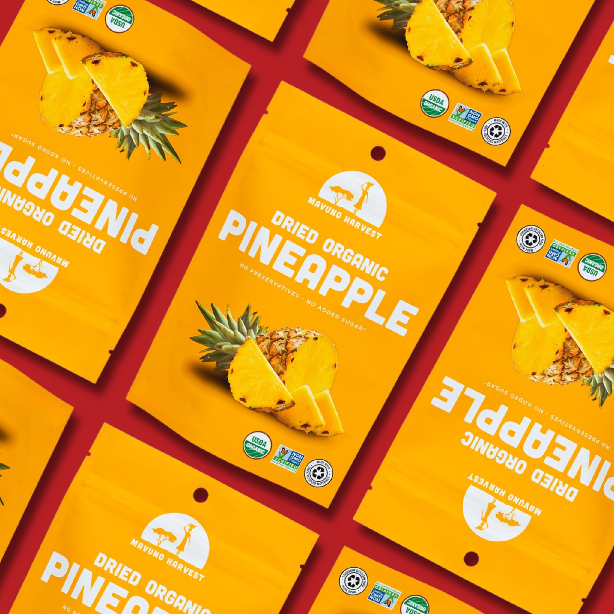 Organic Dried Pineapple, 2oz