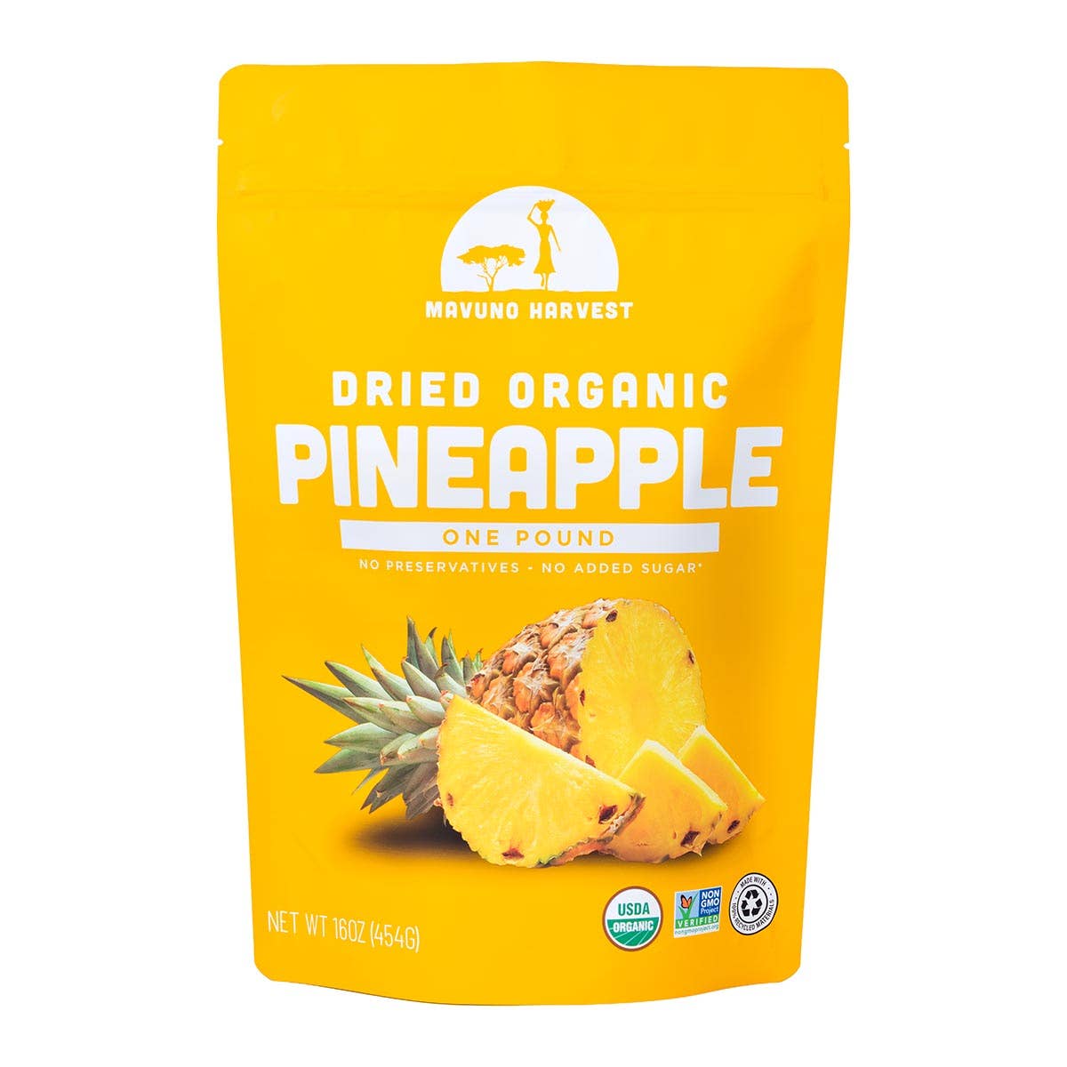 Organic Dried Pineapple, 2oz
