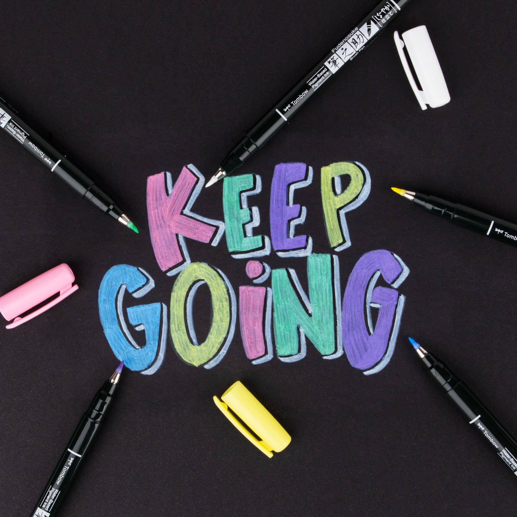 Fudenosuke Pastel Brush Pen