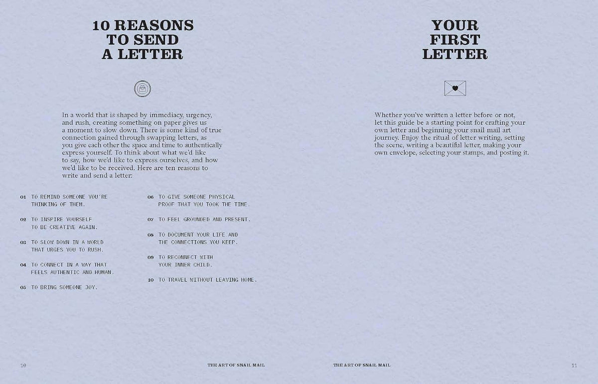 The Art of Snail Mail Book