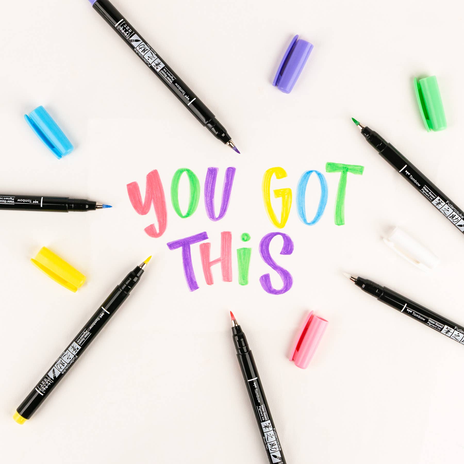Fudenosuke Pastel Brush Pen