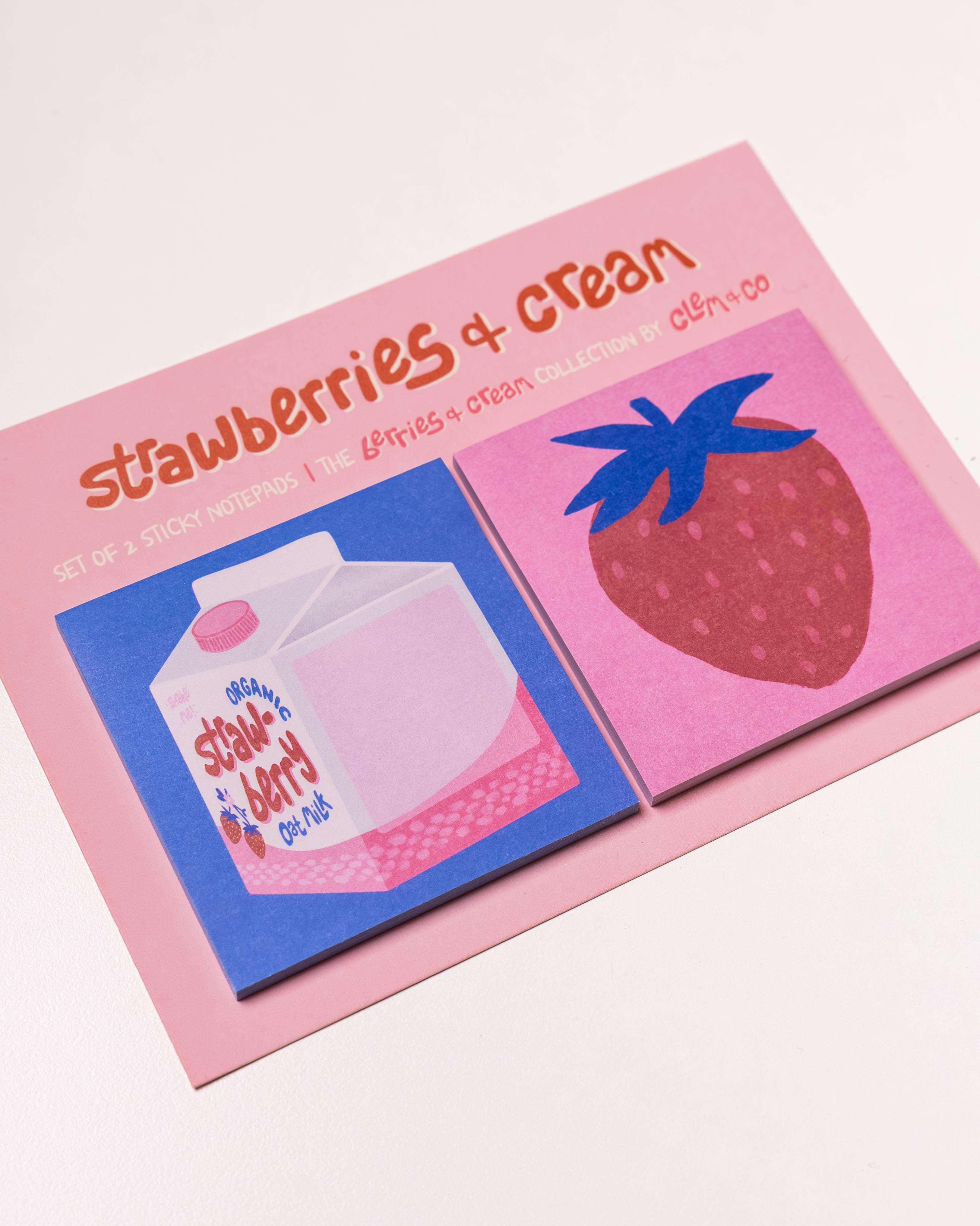 Berries & Cream Sticky Note Set