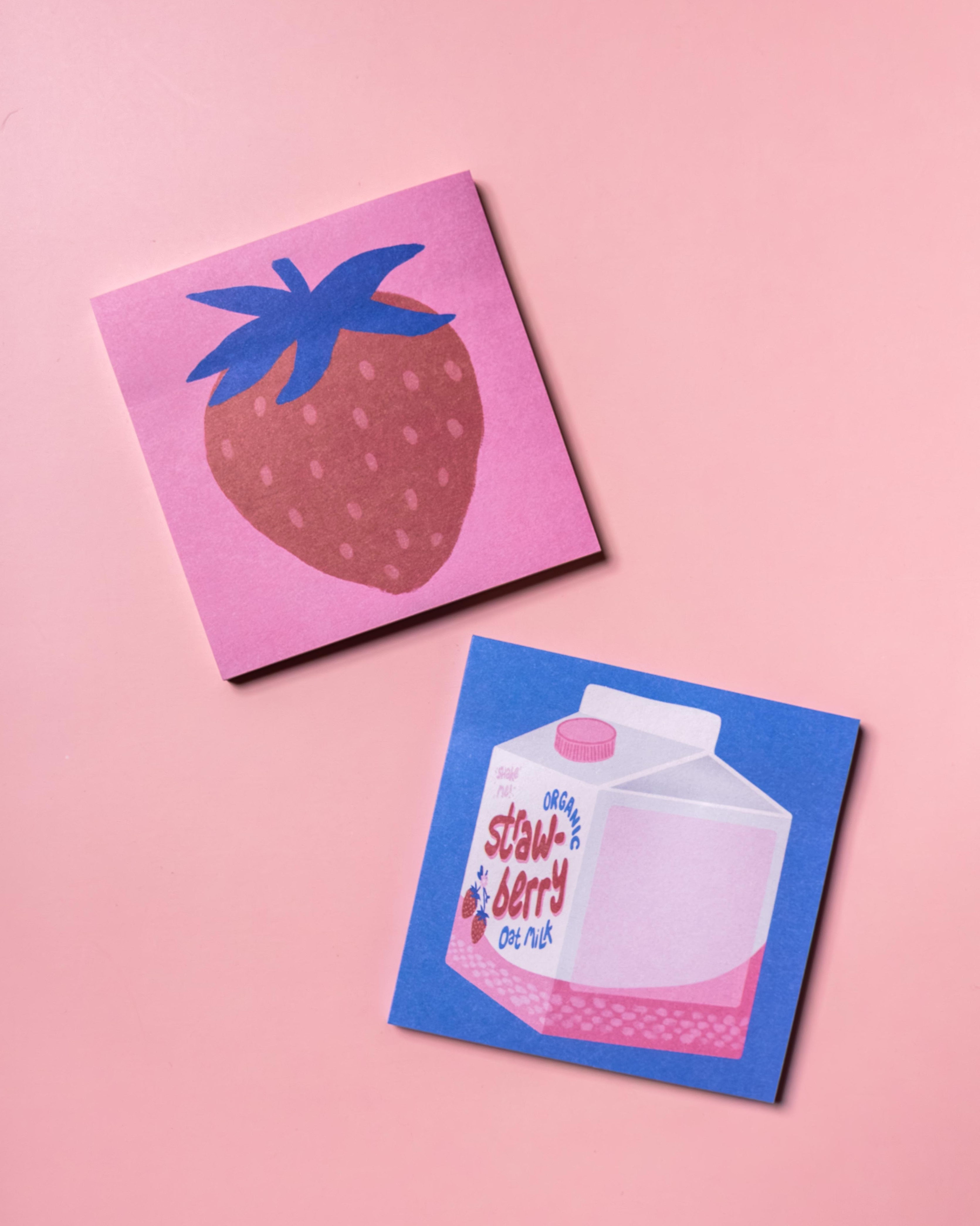Berries & Cream Sticky Note Set